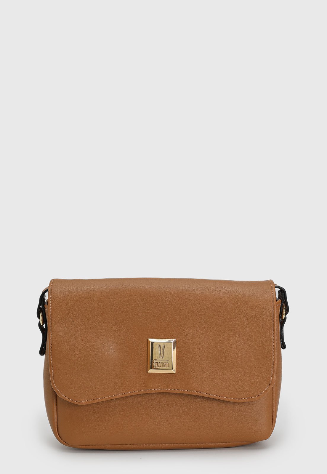 Bolsa Média Feminina Vizzano Estruturada Caramelo