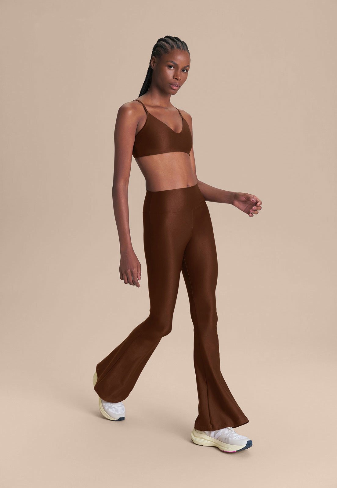 Top Feminino Live Slim Allure Adaptiv Marrom