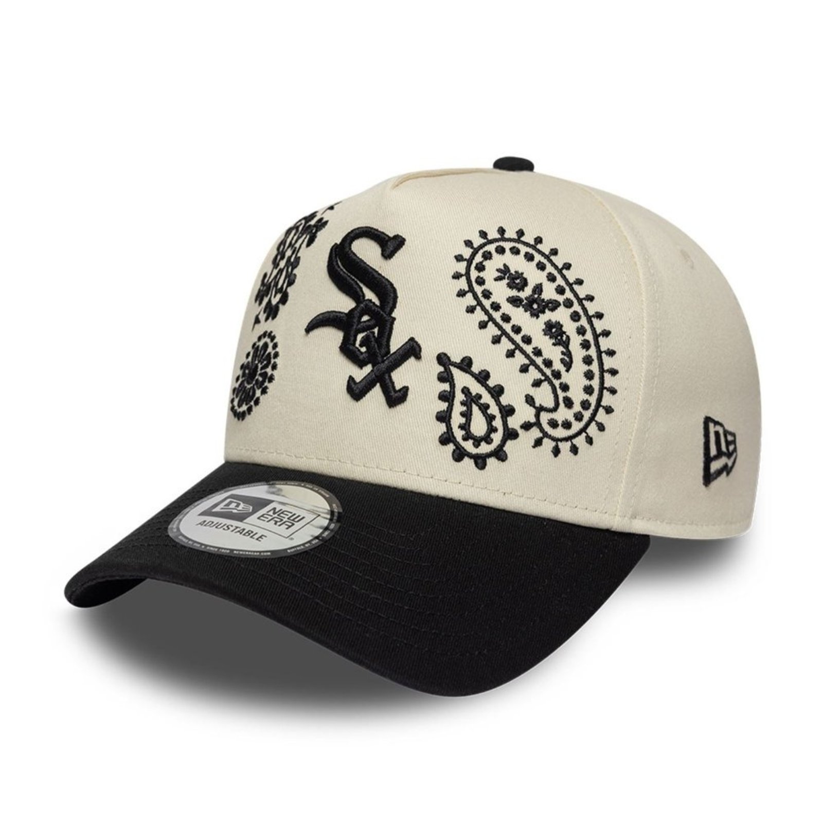 Bone New Era 9FORTY A-FRAME SNAPBACK Chicago White Sox Bege