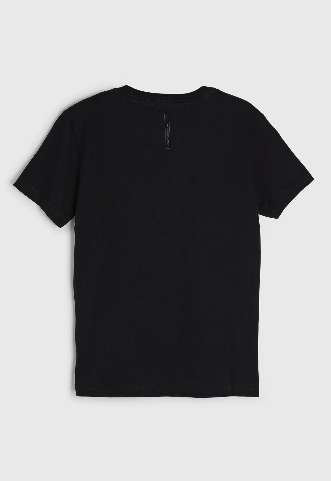 Vista 3 Infantil - Camiseta Calvin Klein Logo Preta Calvin Klein Kids preto Calvin Klein Kids preto
