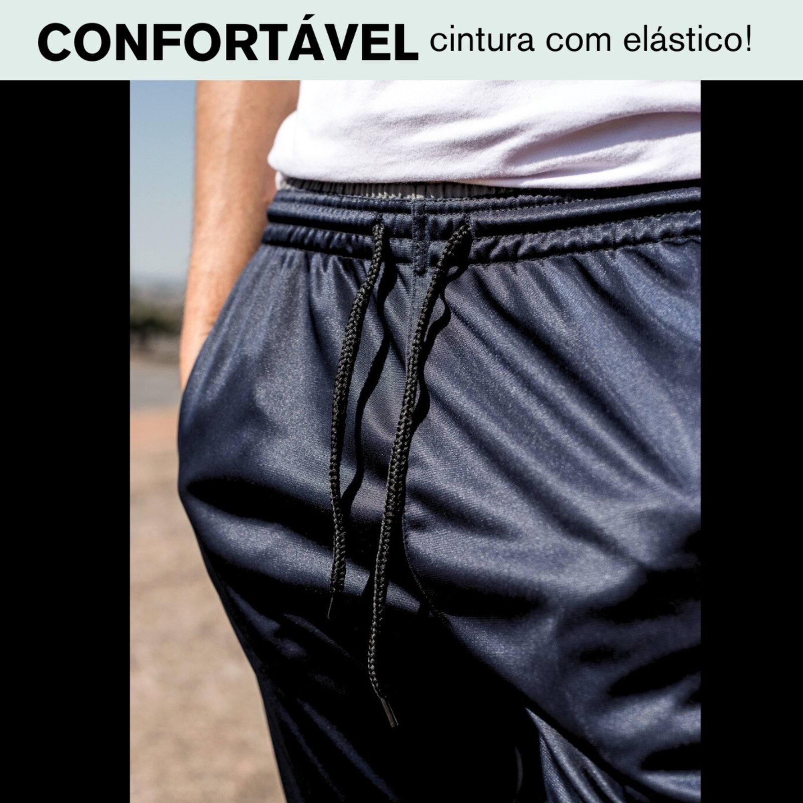 Calça KS Tecido Helanca Slim Premium Academia Estilosa Flanelada
