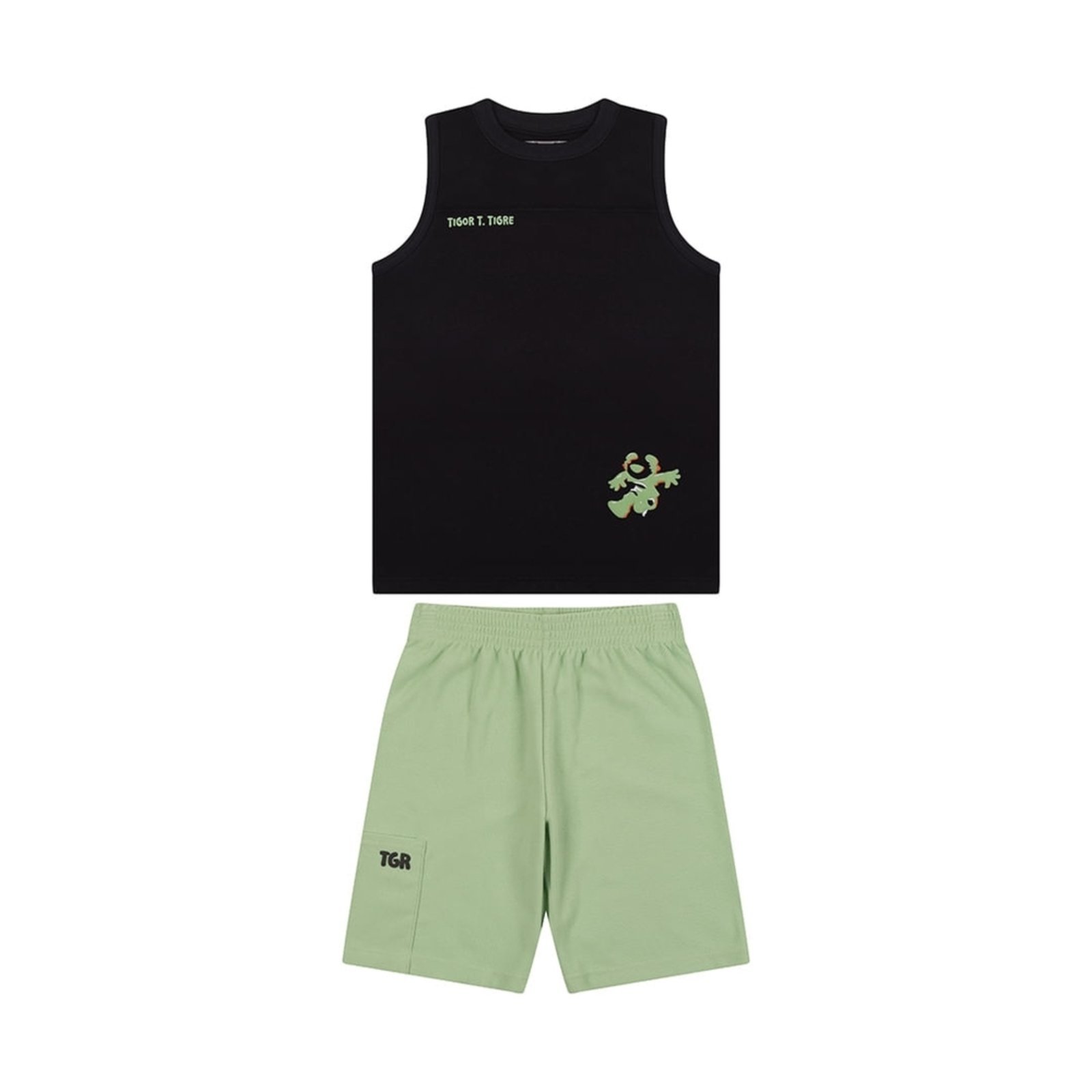 Infantil - Conjunto Curto Masculino Tigor T. Tigre