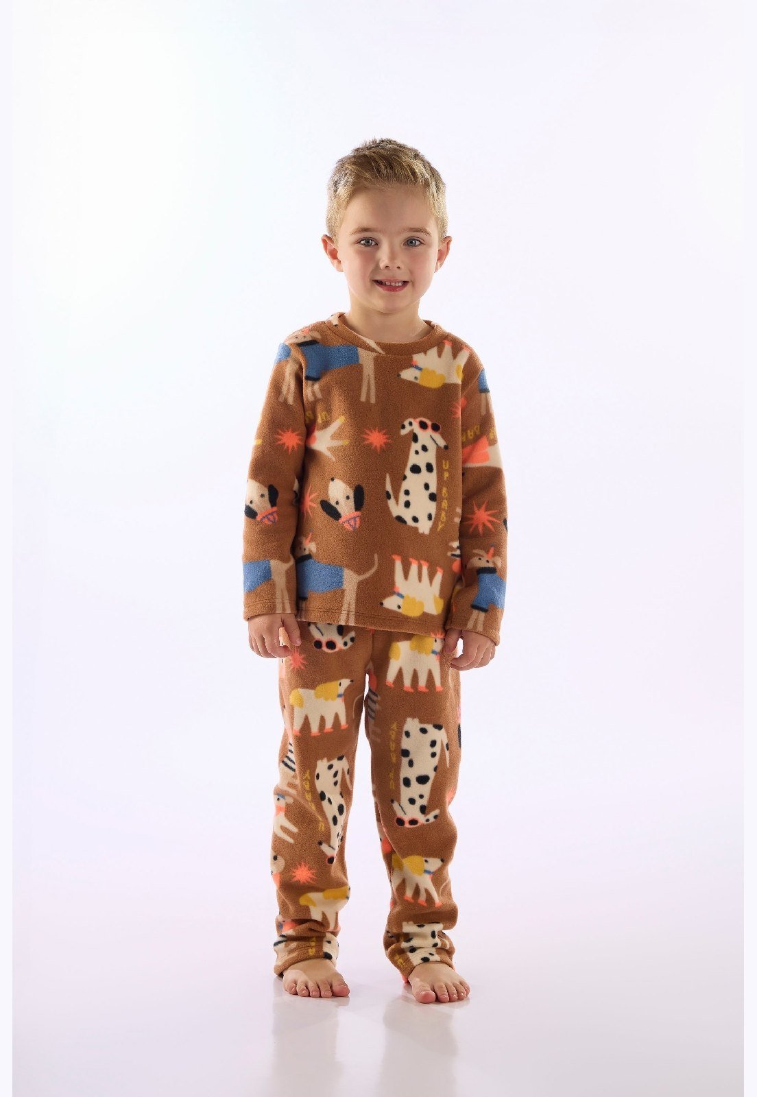 Pijama Soft Thermo Estampado Up Baby Branco