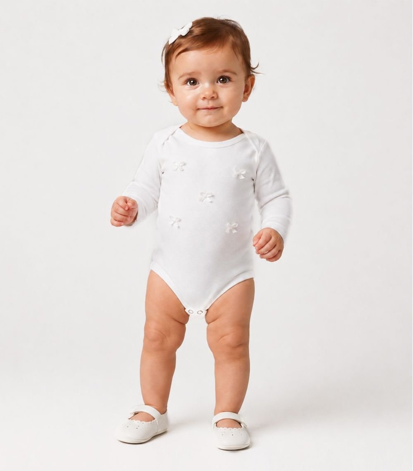 Infantil - Body Menina Trick Nick Bege