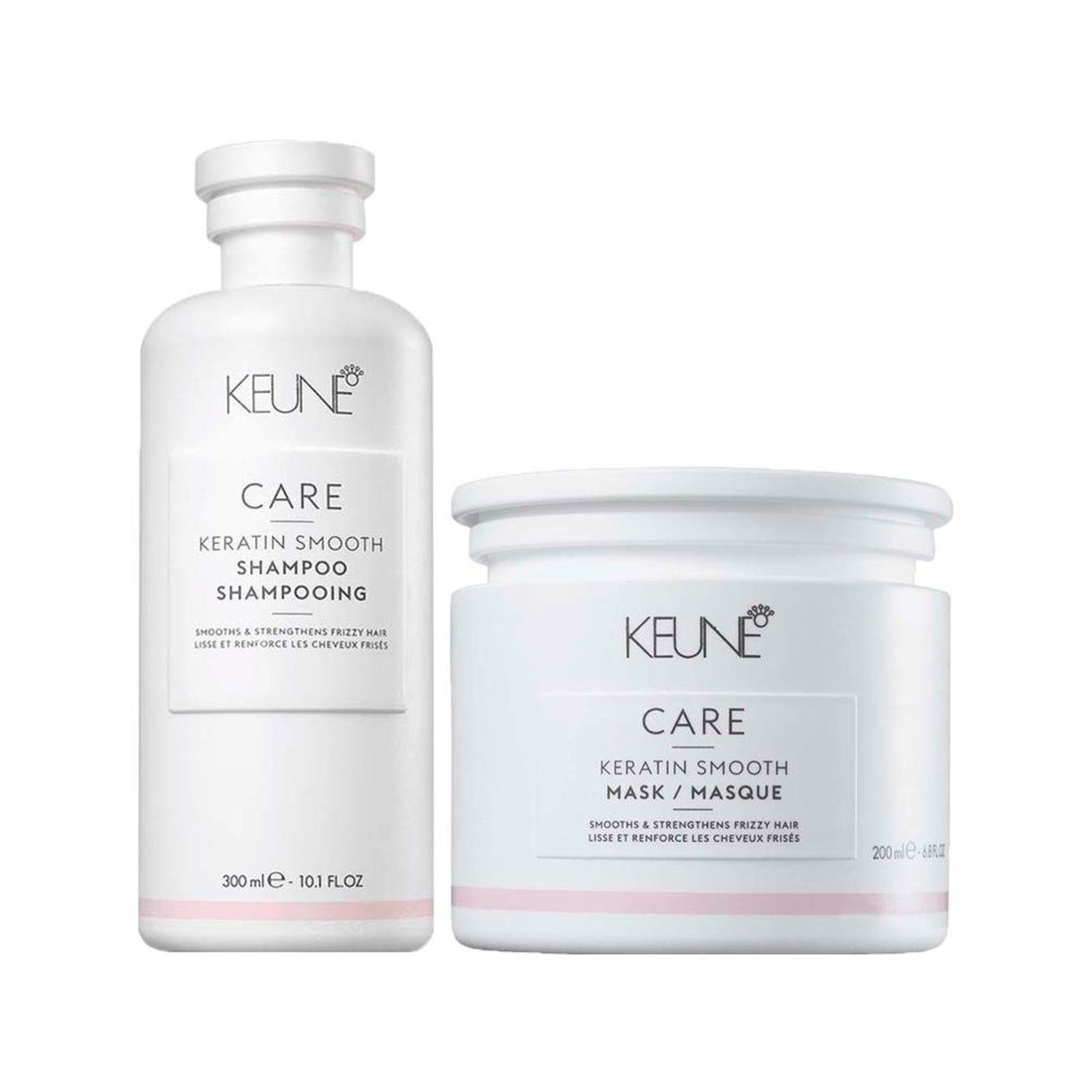 Kit Keune Keratin Smooth - Shampoo e Máscara 200ml