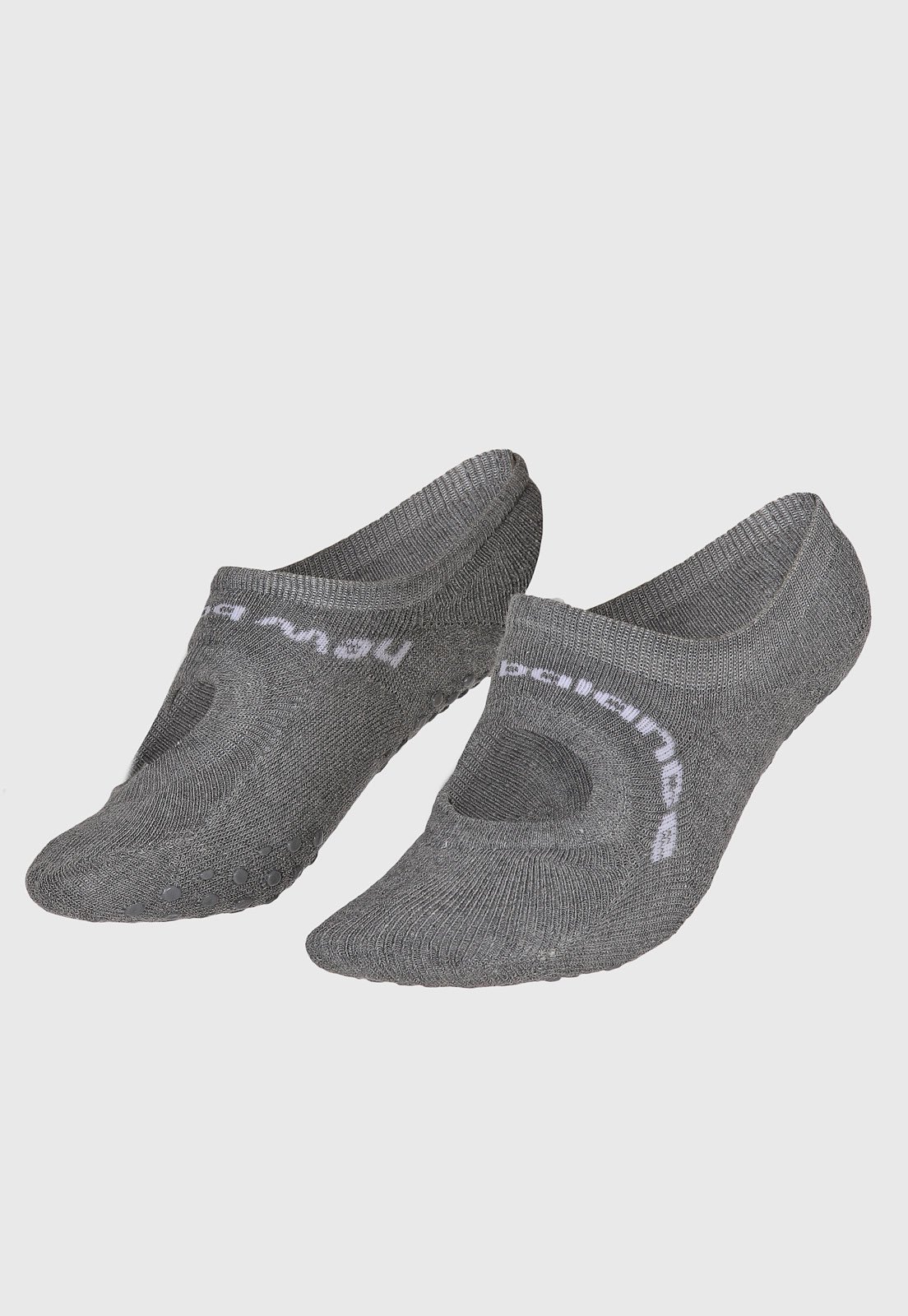 Meia New Balance Sapatilha Pilates Cinza