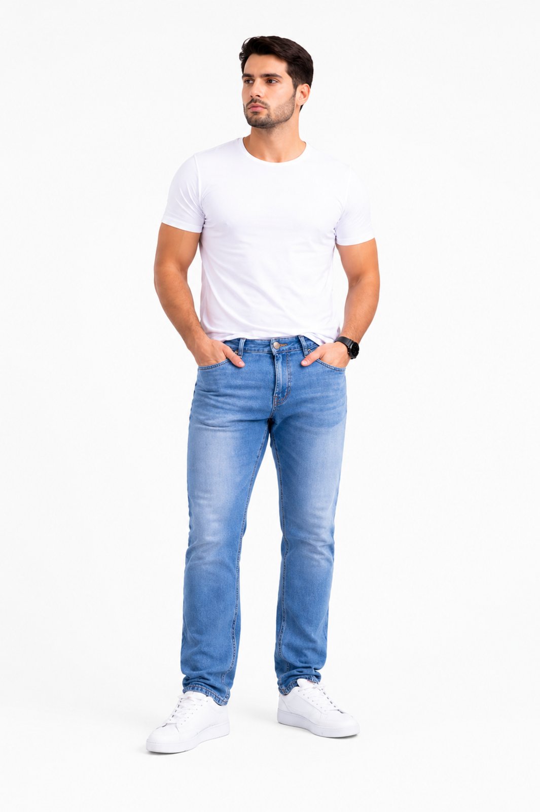 Calça Skinny D Bell Outlet Fashion Azul Claro