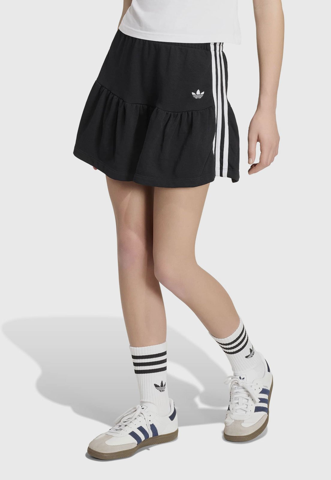 Infantil - Saia adidas Originals Camadas Preta