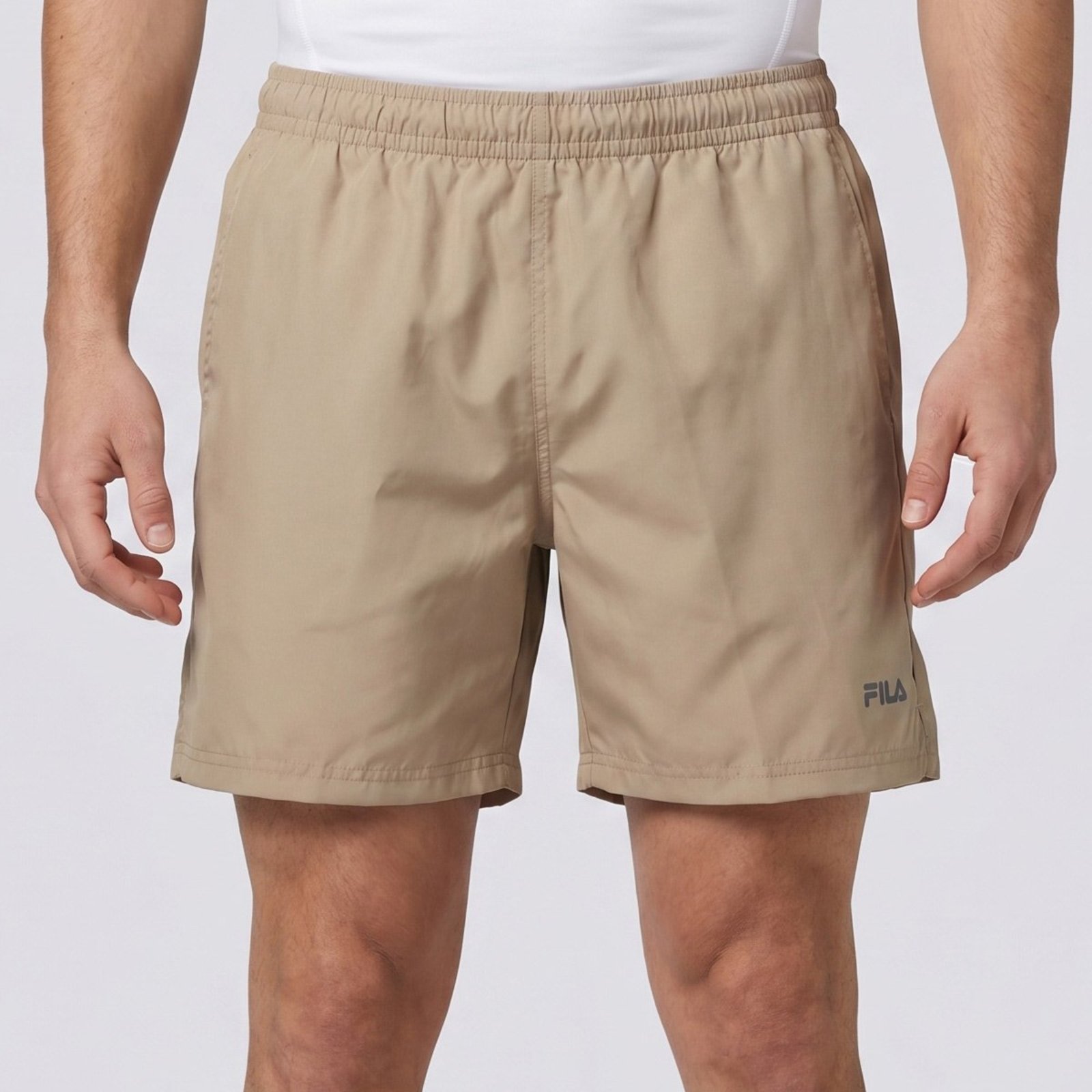 Shorts Fila Train 5 Bege