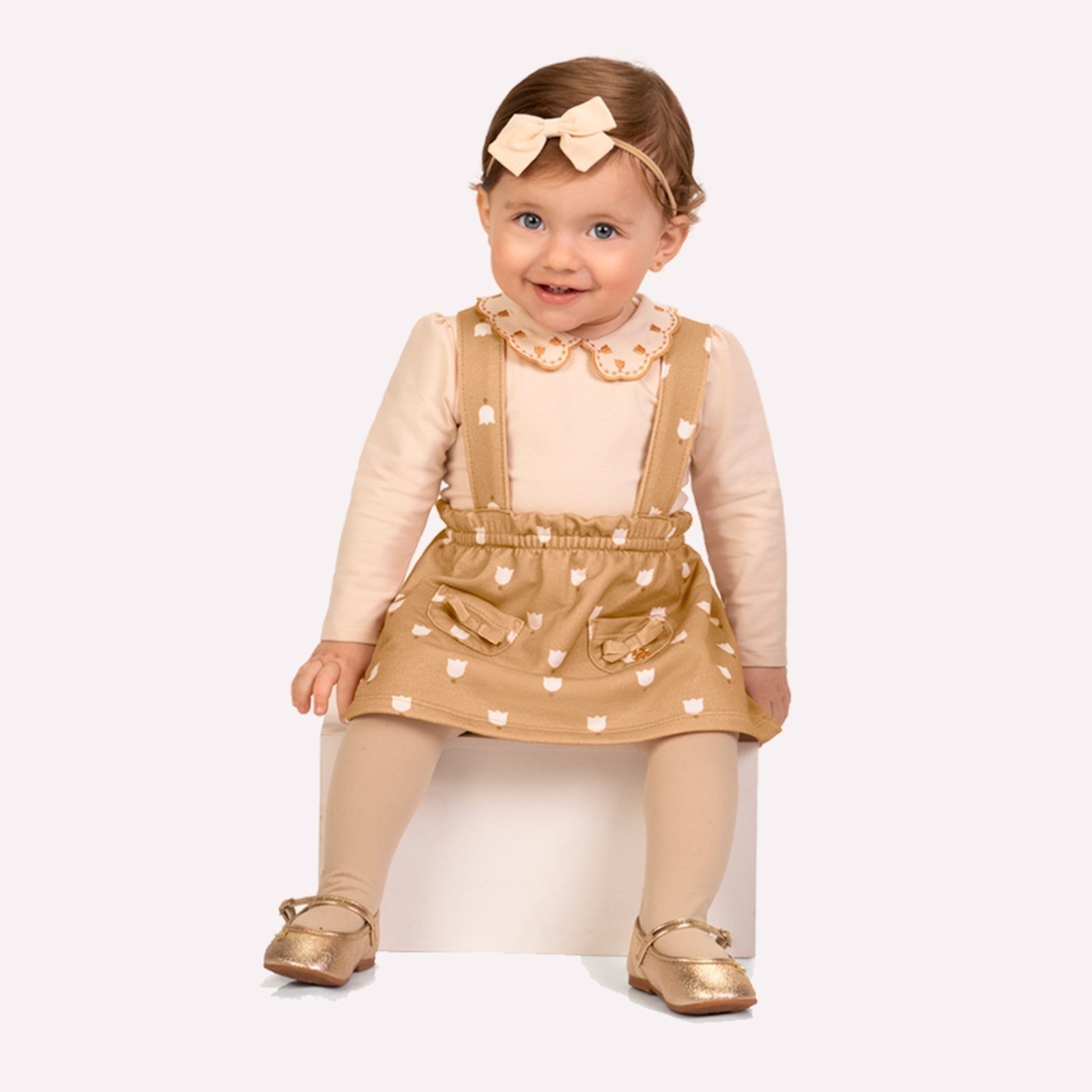 Infantil - Conjunto Menina Bordado Milon