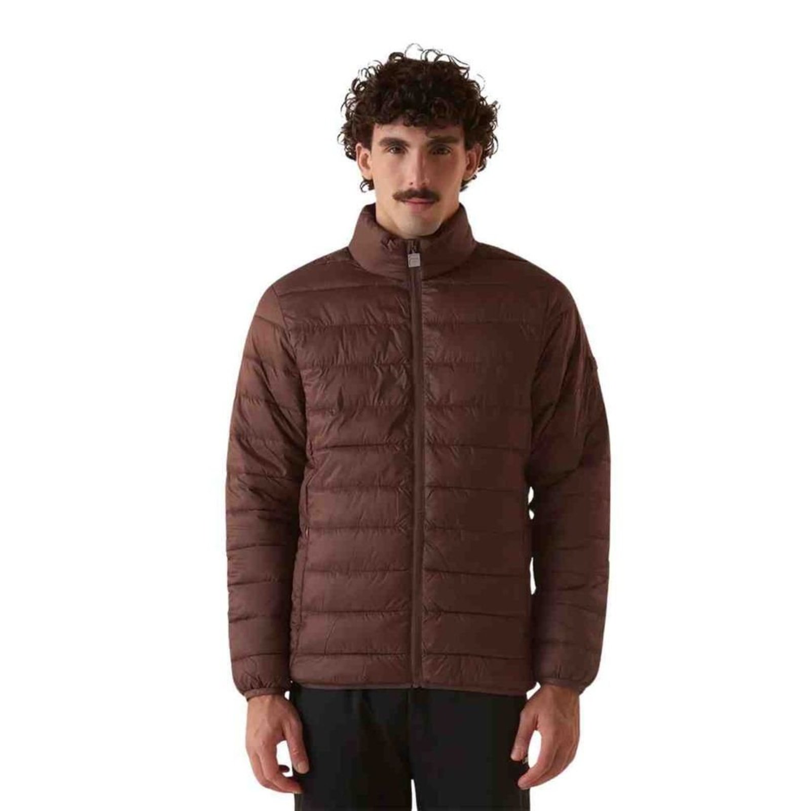 Jaqueta Masculina Puffer Fila Touch Light Marrom