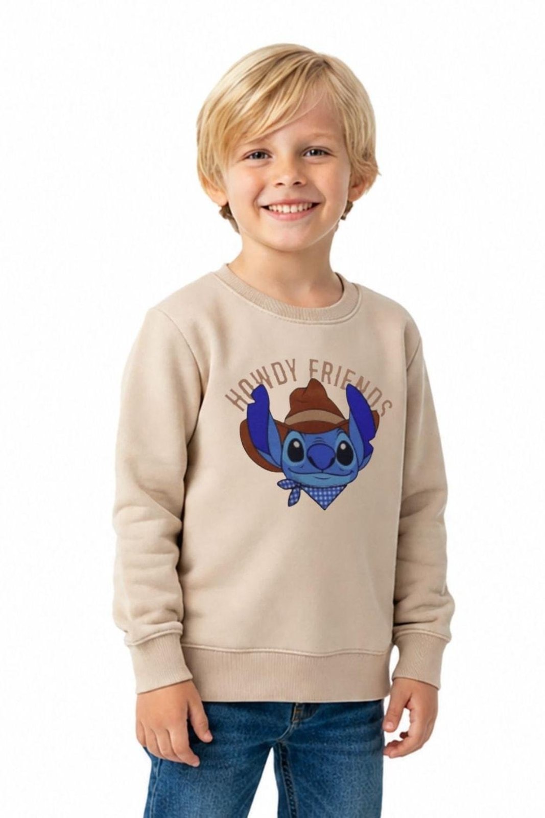 Infantil - Casaco Menino Cowboy Stitch Alphabeto