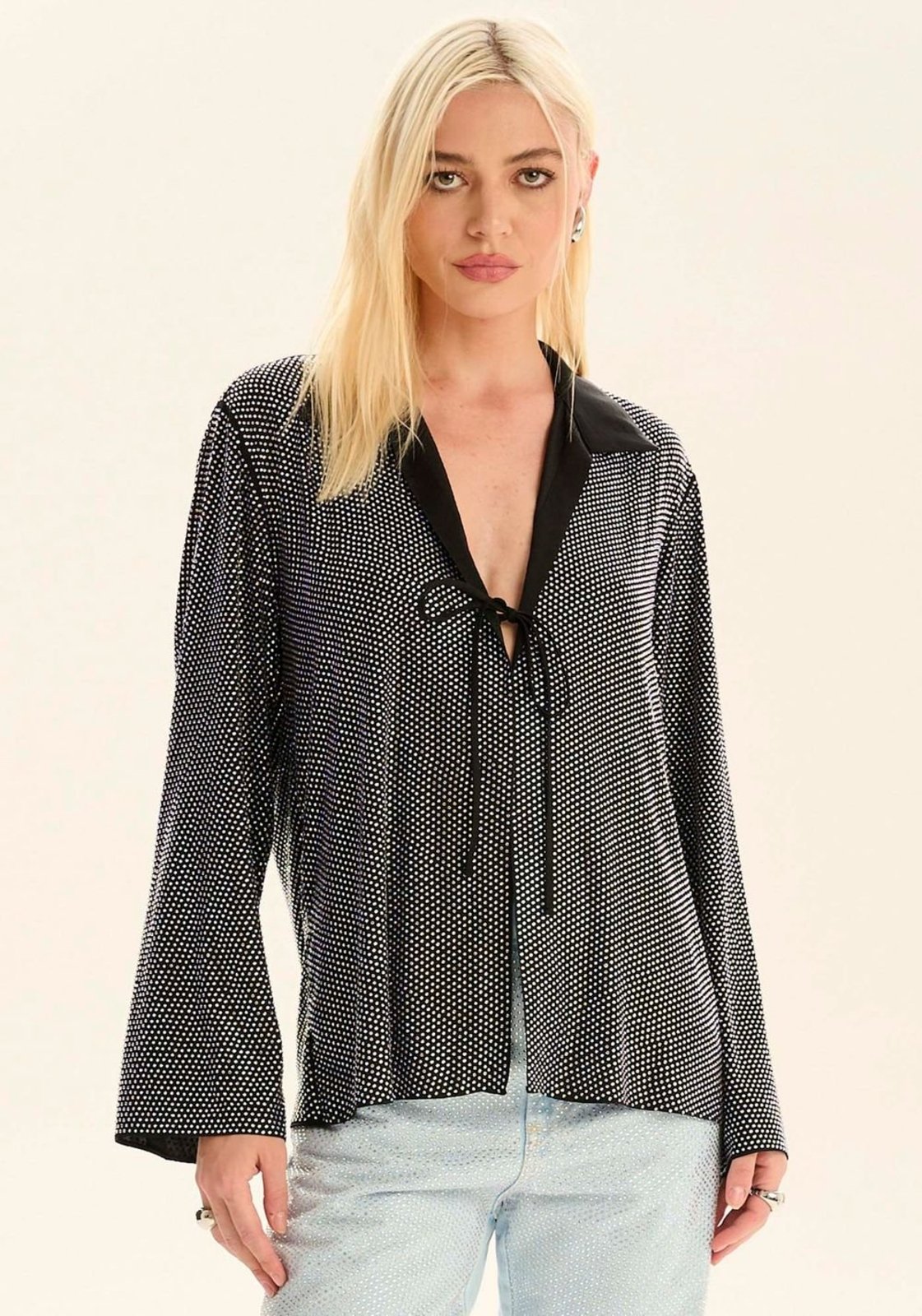 Camisa Descolada Com Aplicação Lança Perfume