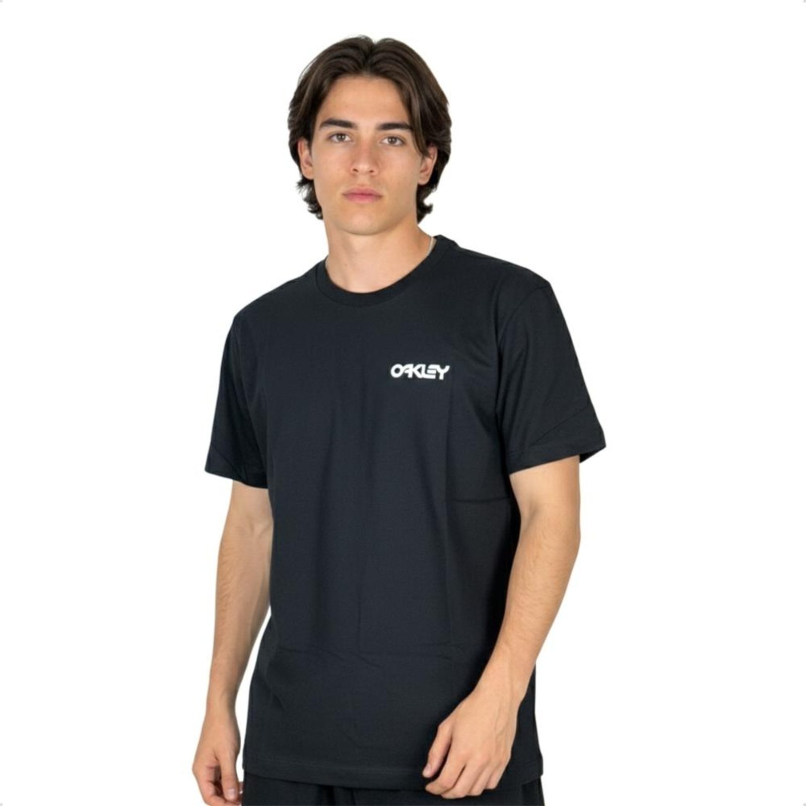 Camiseta Oakley Masculina Topography Map SS Tee Preto