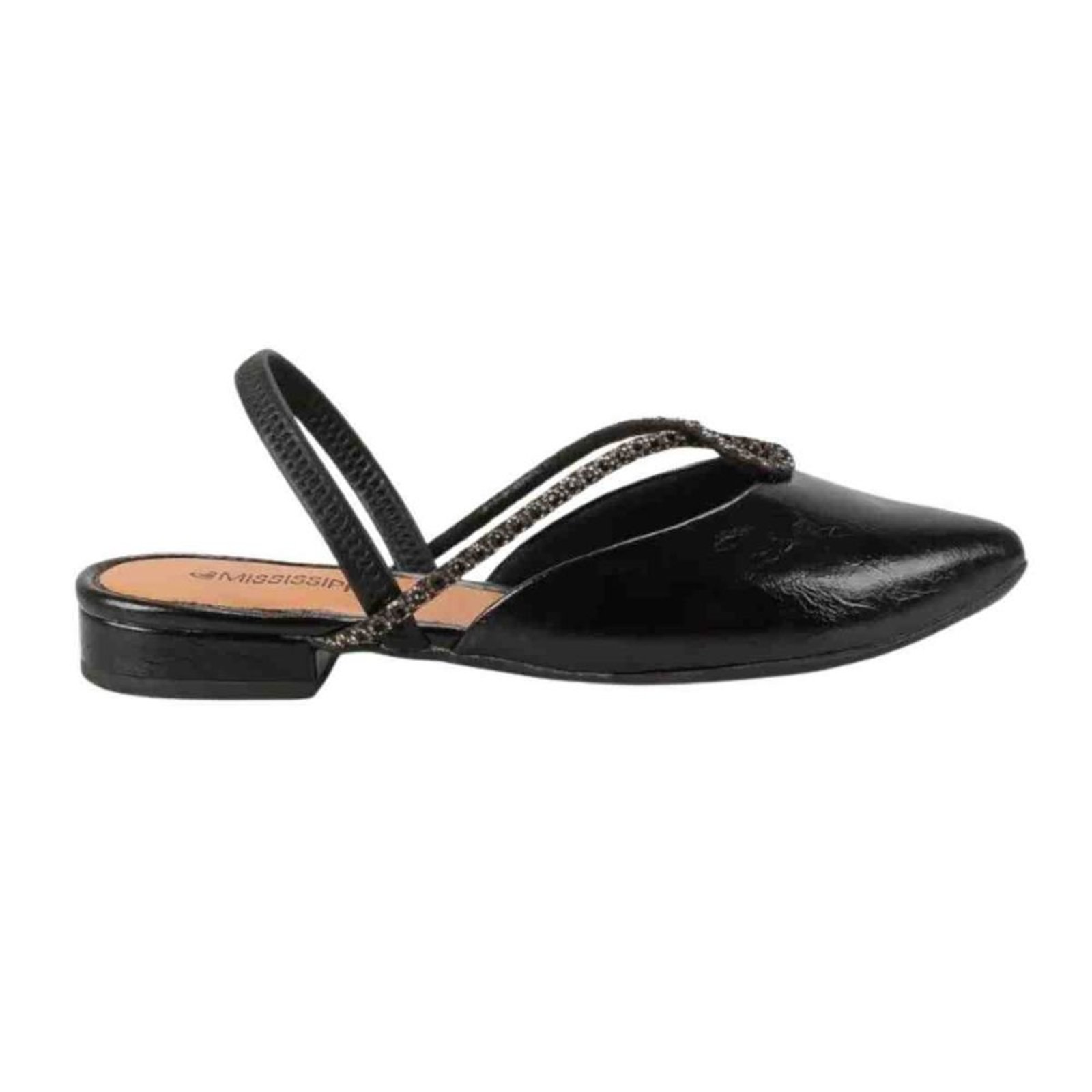 Sapato Feminino Slingback Mississipi Preto