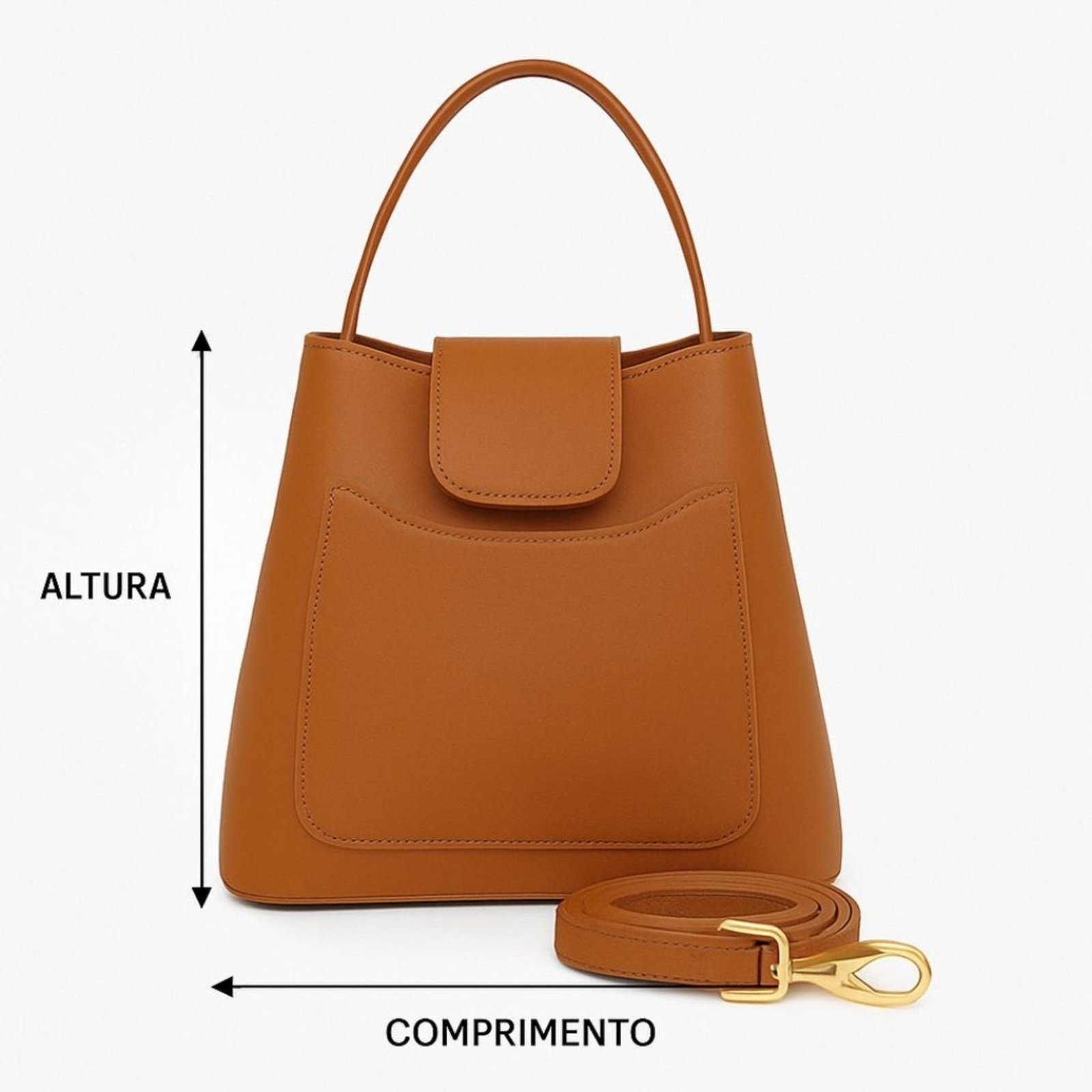 Vista 3 Bolsa Saquinho Willibags Média Com Alça Transversal bege/nude WILLIBAGS bege/nude