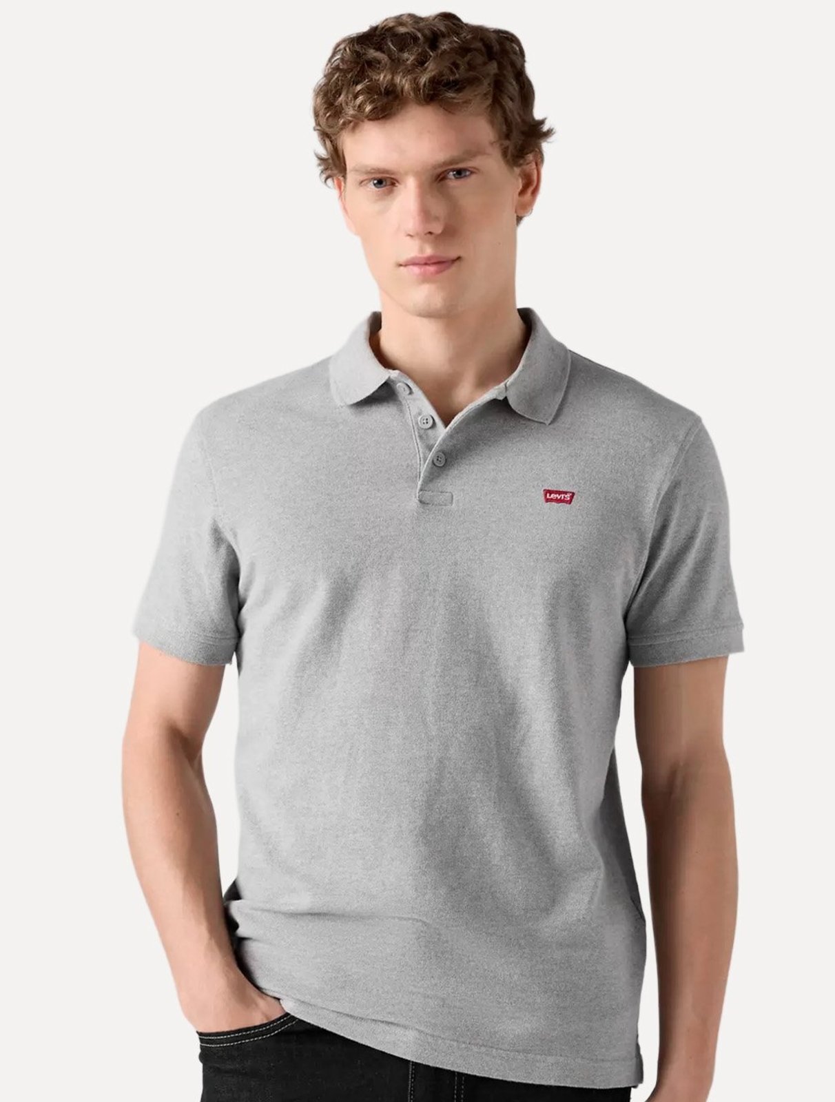 Polo Levis Masculina Housemark Cinza Mescla