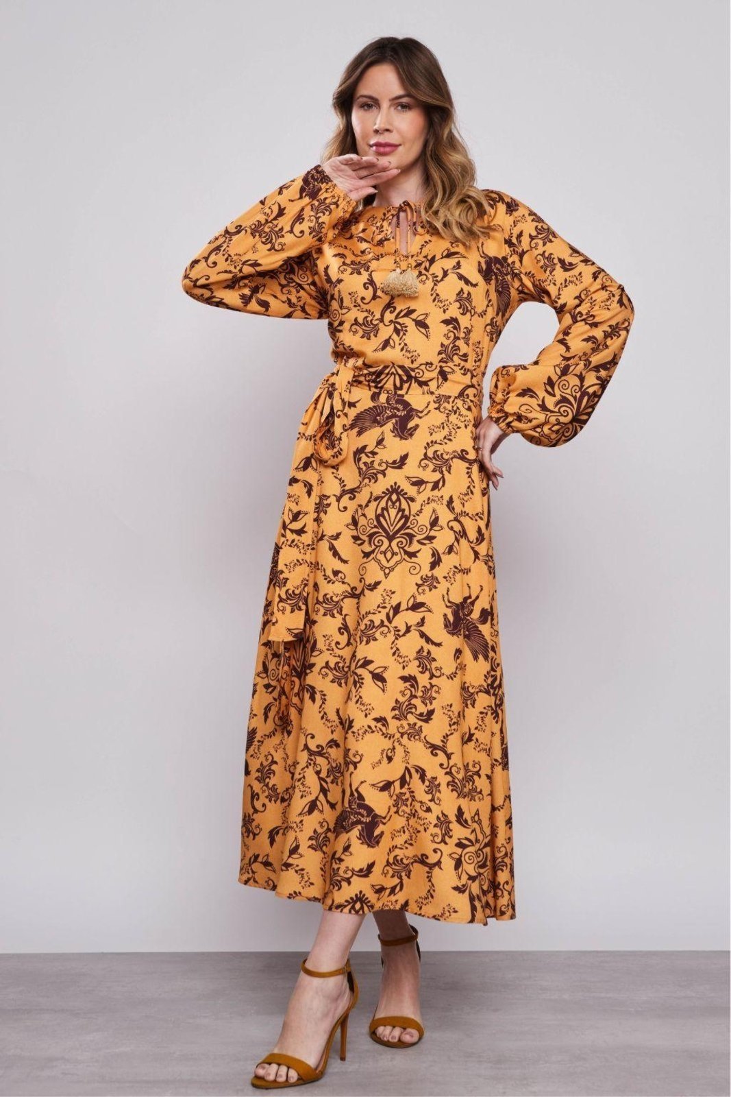 Vestido Rubinella Evasê Campagna Unica