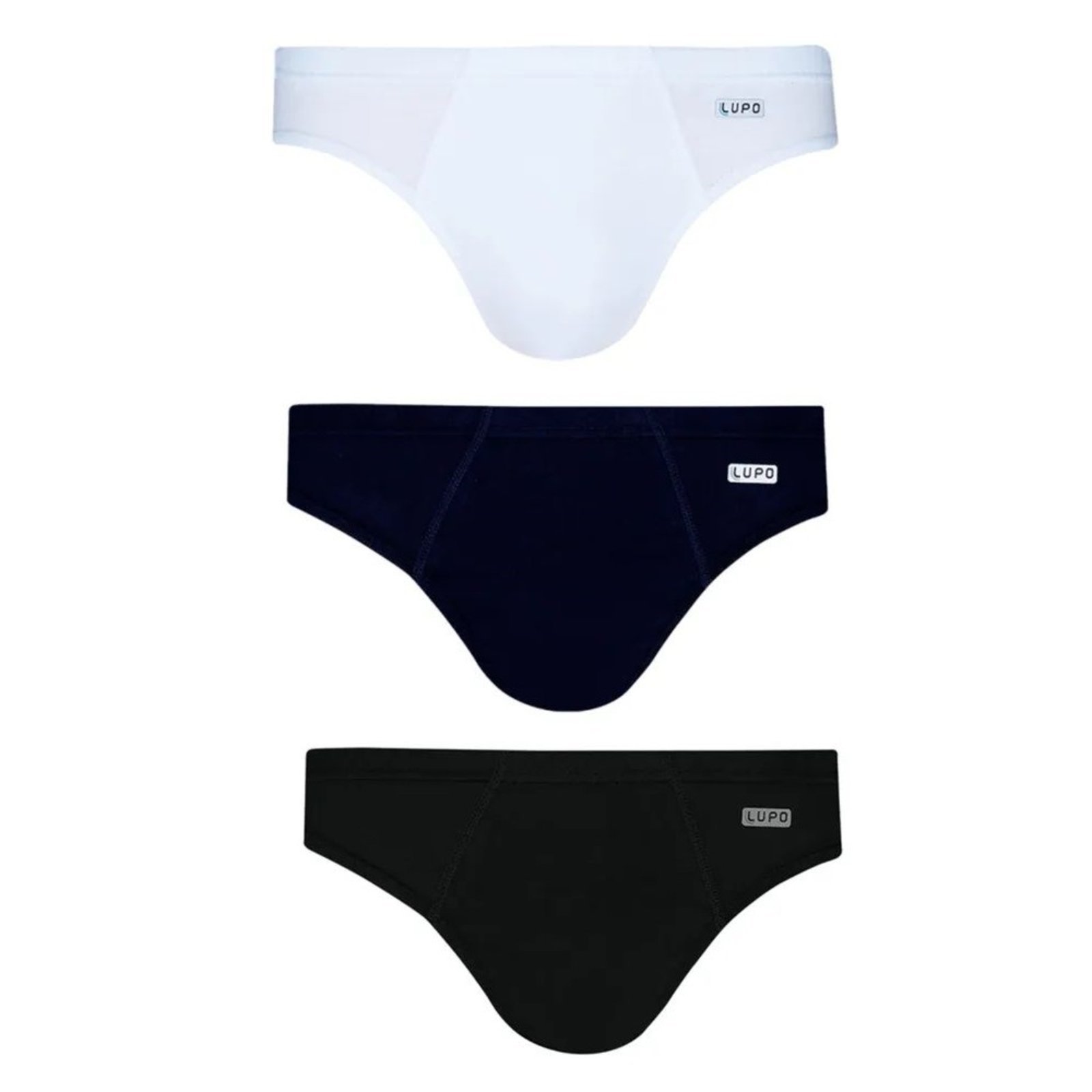 Cueca Lupo Slip Algodão com Elastano 515-089 C/3