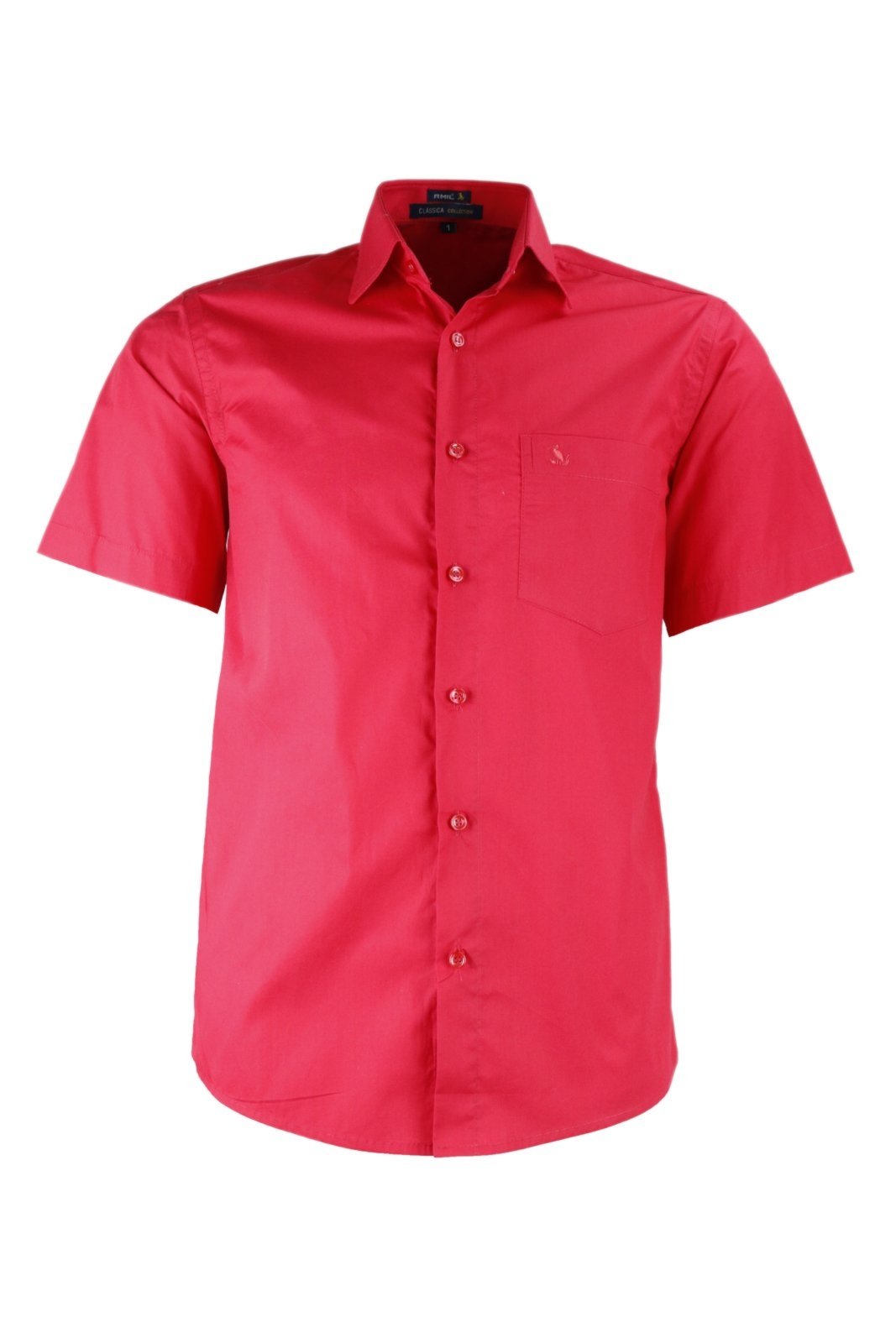 Camisa Masculina Manga Curta Algodão Possui Plus Size 1686