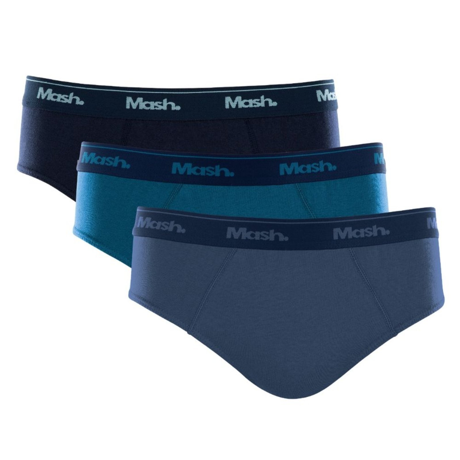 Cueca Mash Slip em Algodão 010.04 C/3