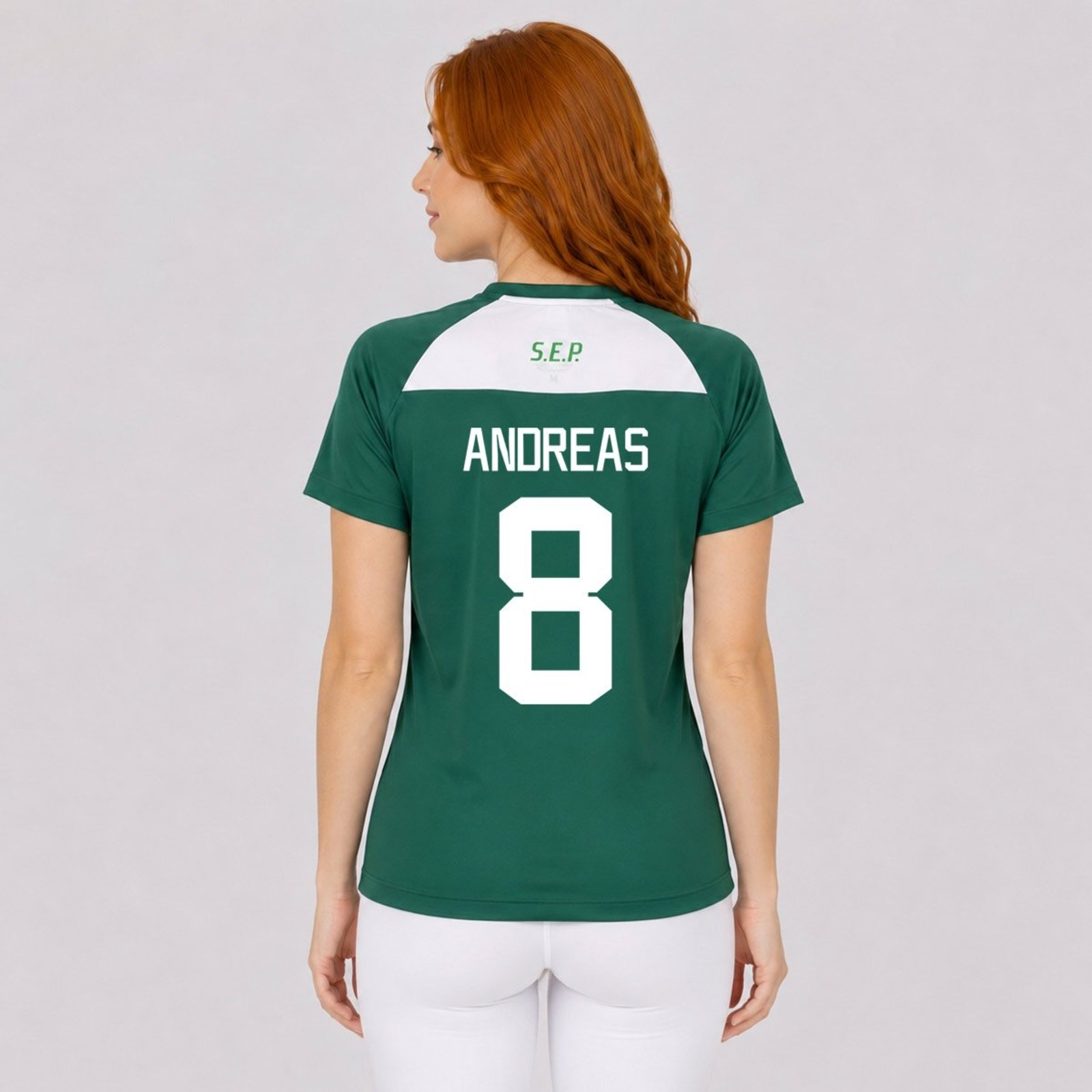 Camisa Palmeiras Player II Feminina Verde 8 Andreas Pereira