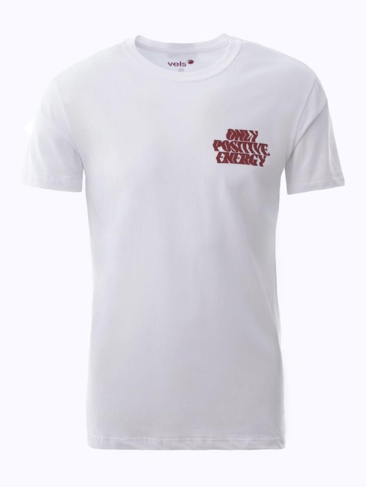 Vista 2 Camiseta Manga Curta Vels Masculina branco Vels branco