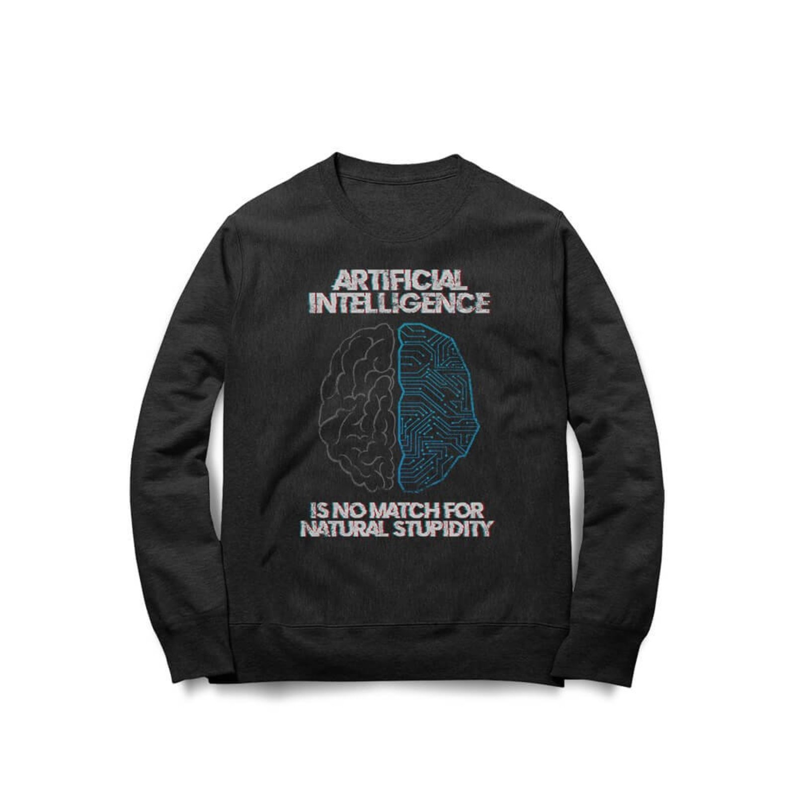 Moletom Artificial Intelligence - Preto - Casual - Studio Geek