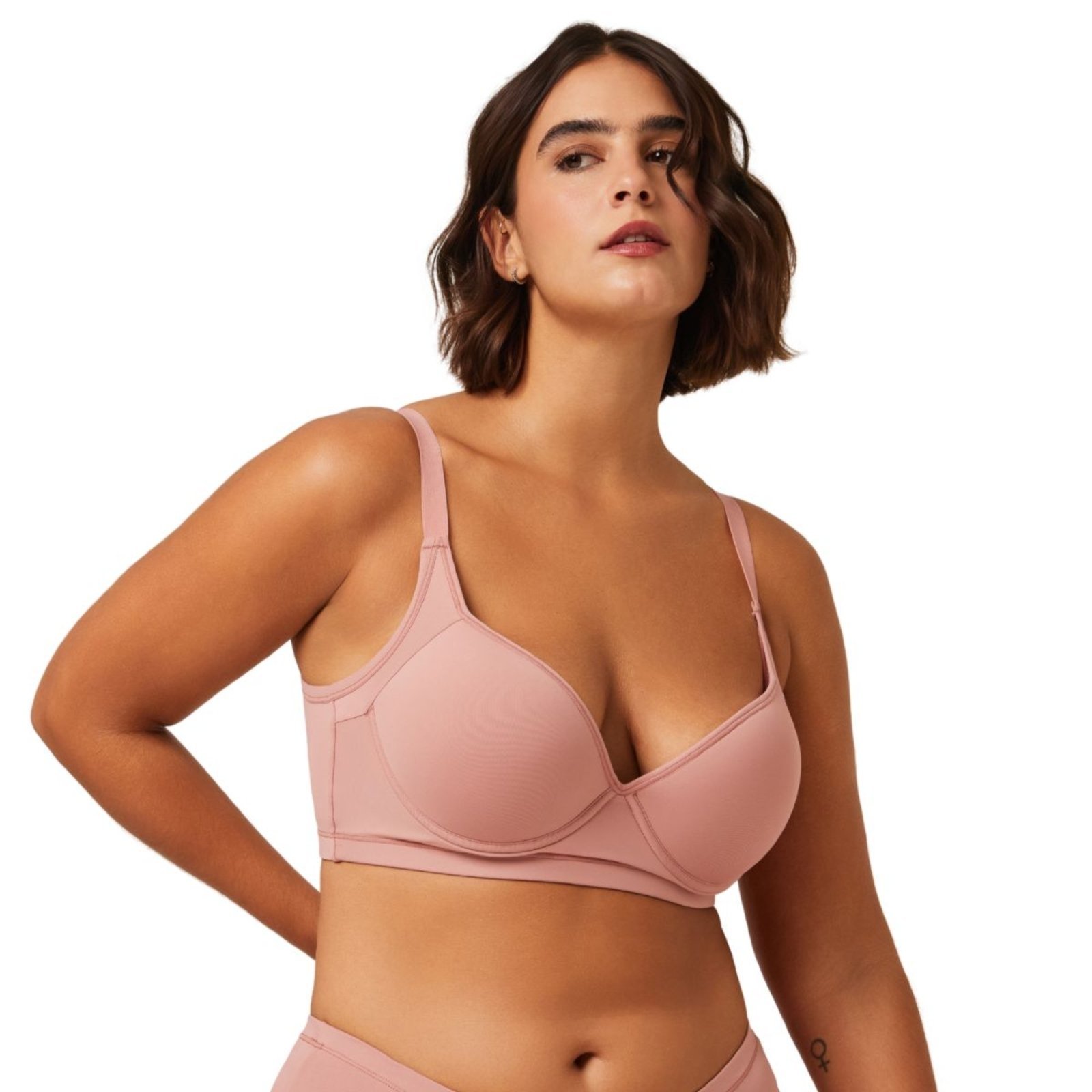 Sutiã Meia Taça Plus Size Com Bojo Liebe