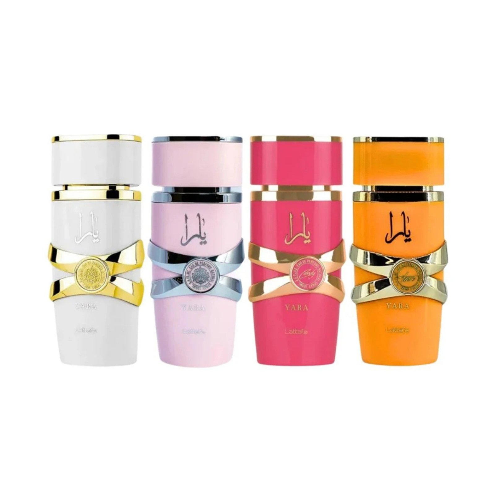 Kit Perfume Feminino Yara Collection de Lattafa EDPml + Miniaturas 4x 5ml