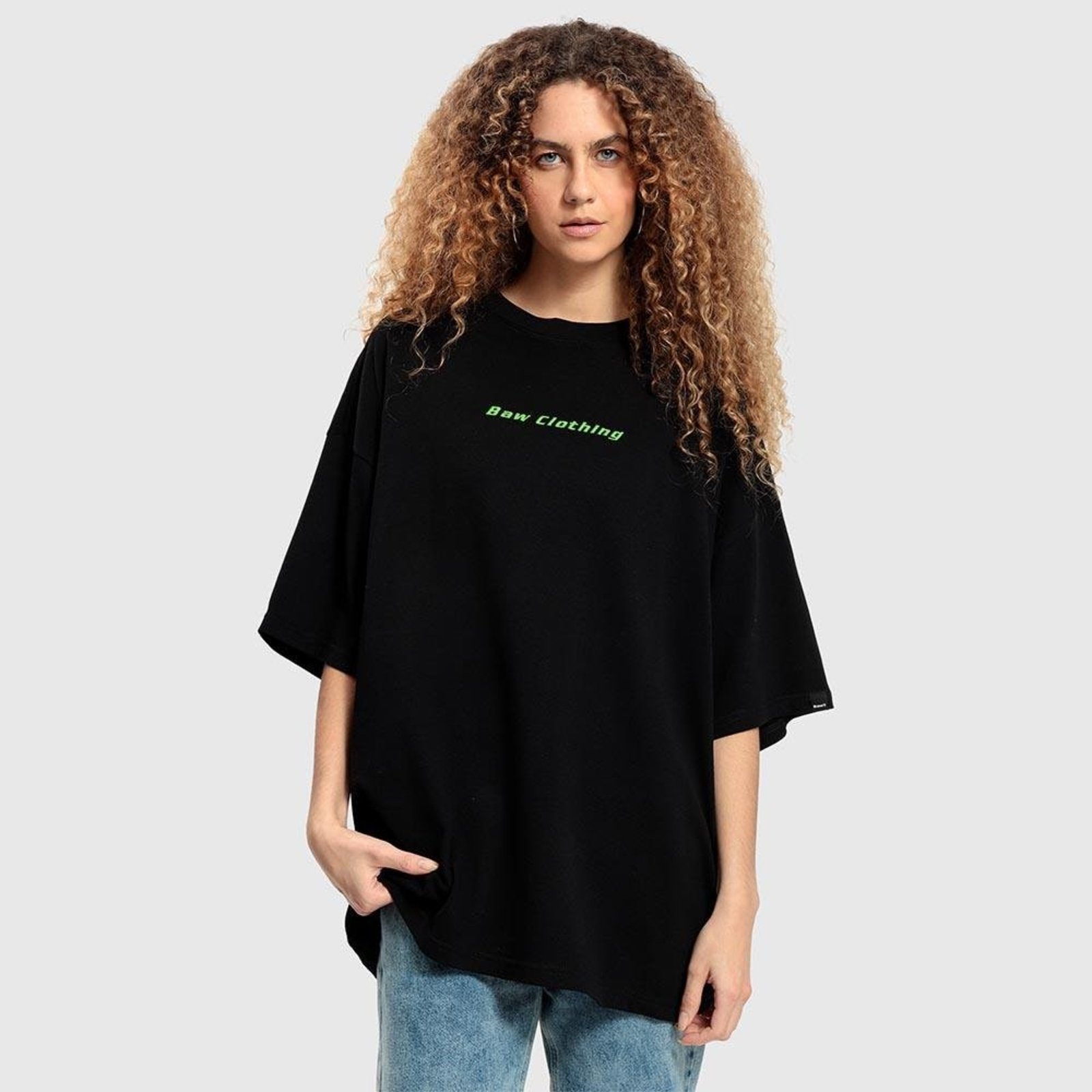 CAMISETA OVERSIZED ENERGY COLOR Preto