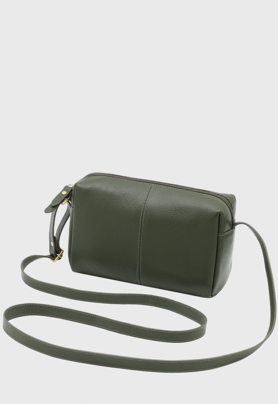 Bolsa Transversal Couro Mariart Capinzinho Army