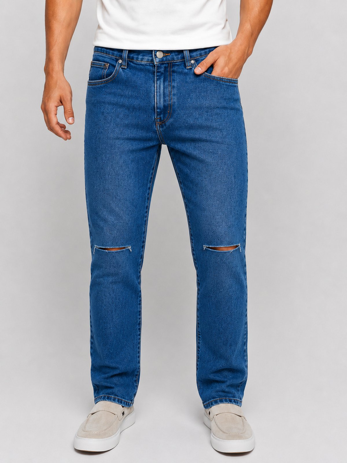 Calça Jeans Skinny Albert Clara Doct Indigo Claro