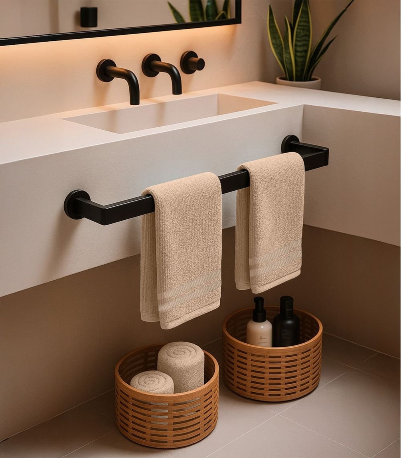 Kit 2 Toalhas De Rosto De Algodão Rovitex Home Marrom