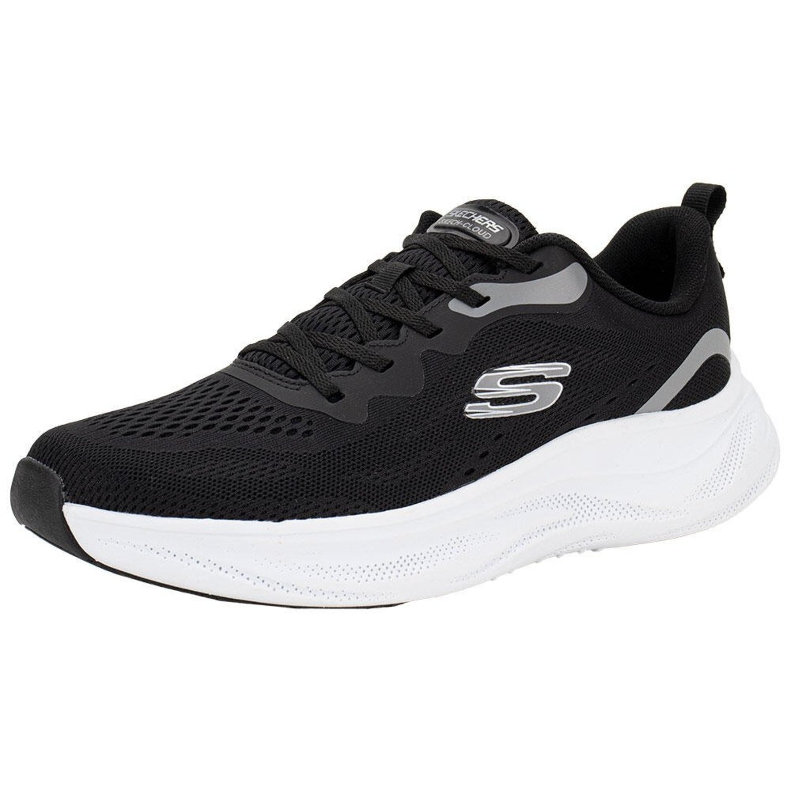Tênis Masculino Skech Cloud Skechers 233043 5673043 Preto