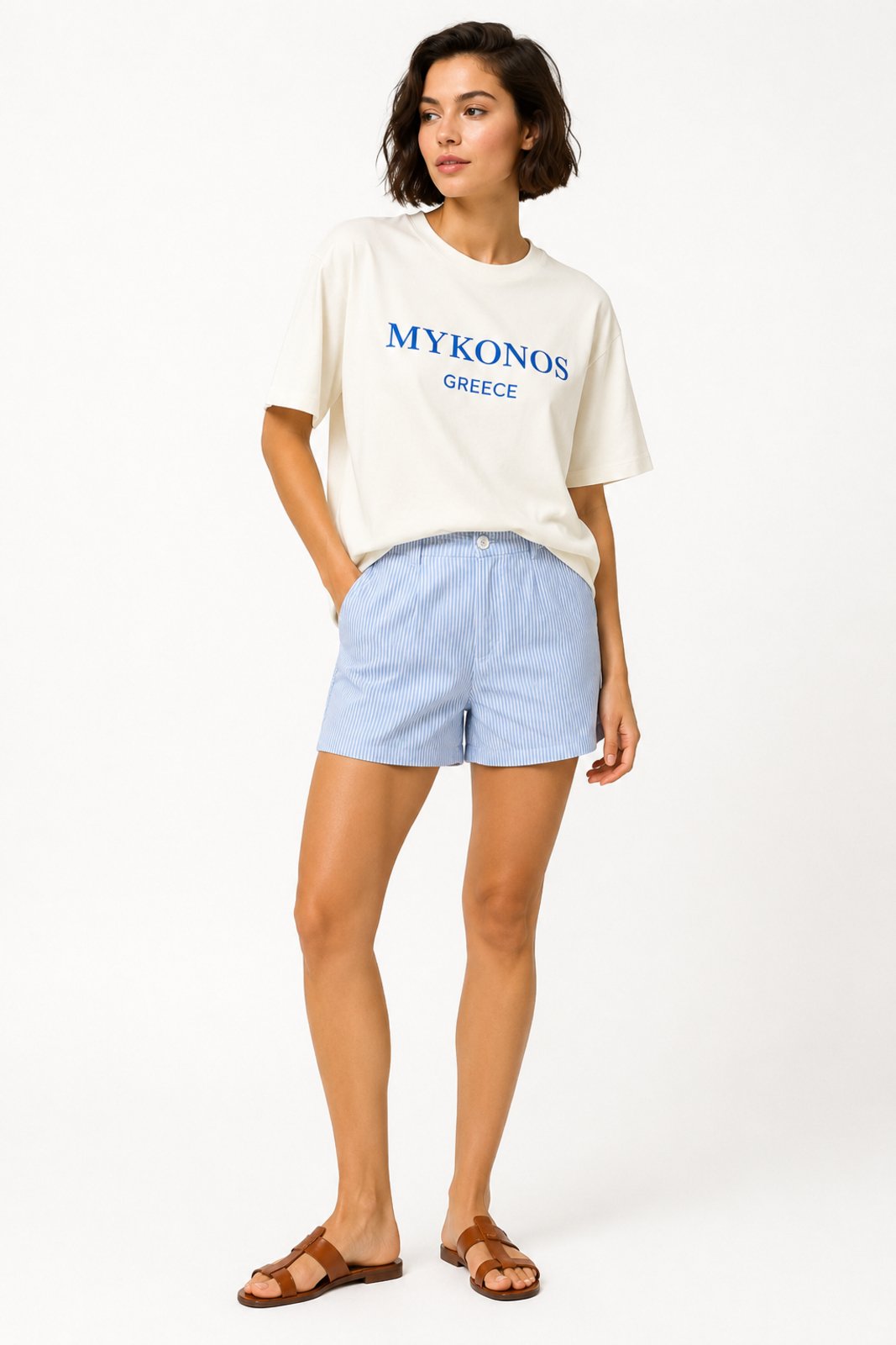 Blusa Feminina Oversized D Bell Outlet Fashion Off-White