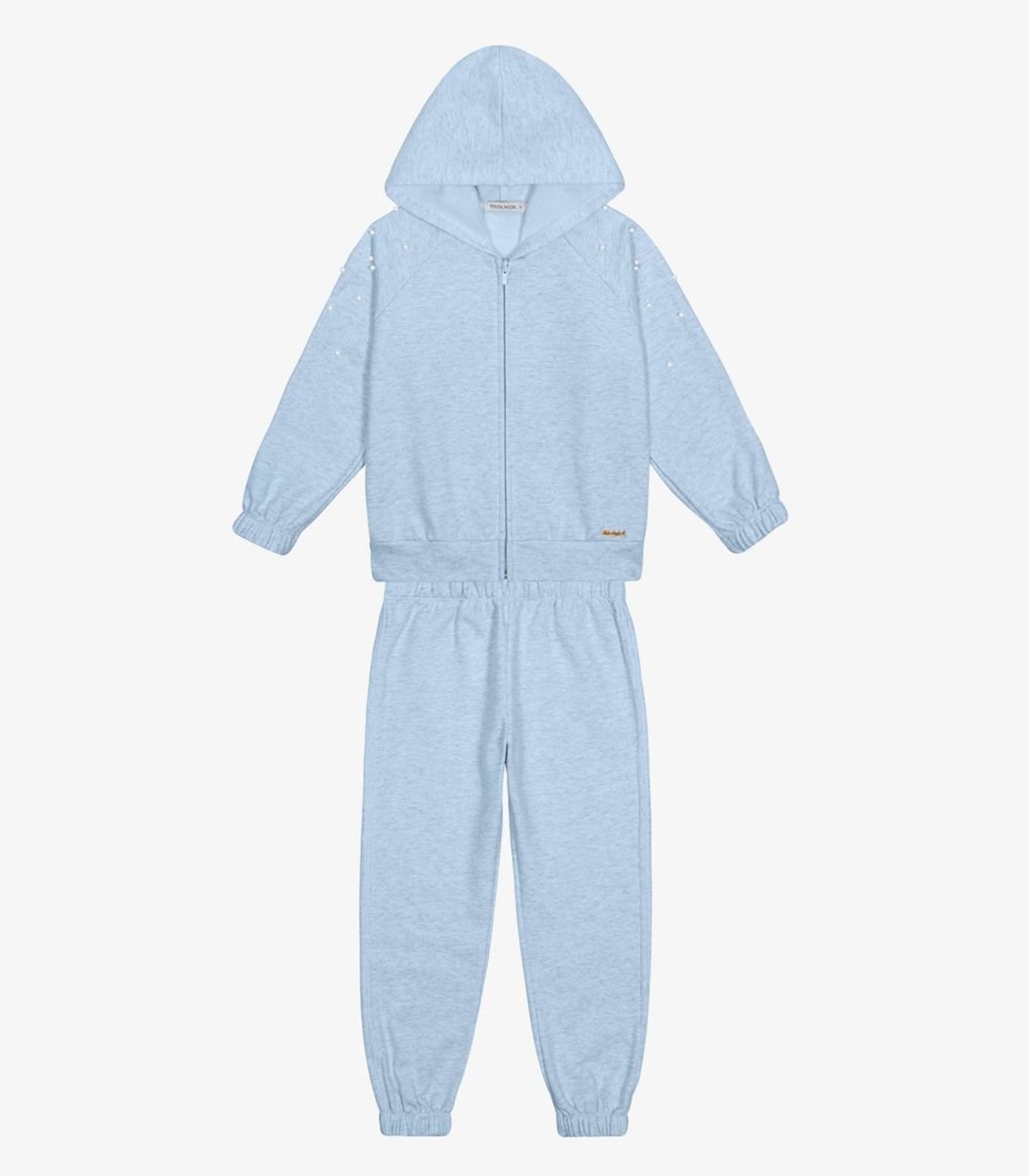 Infantil - Conjunto Jaqueta com Capuz e Calça Trick Nick Azul