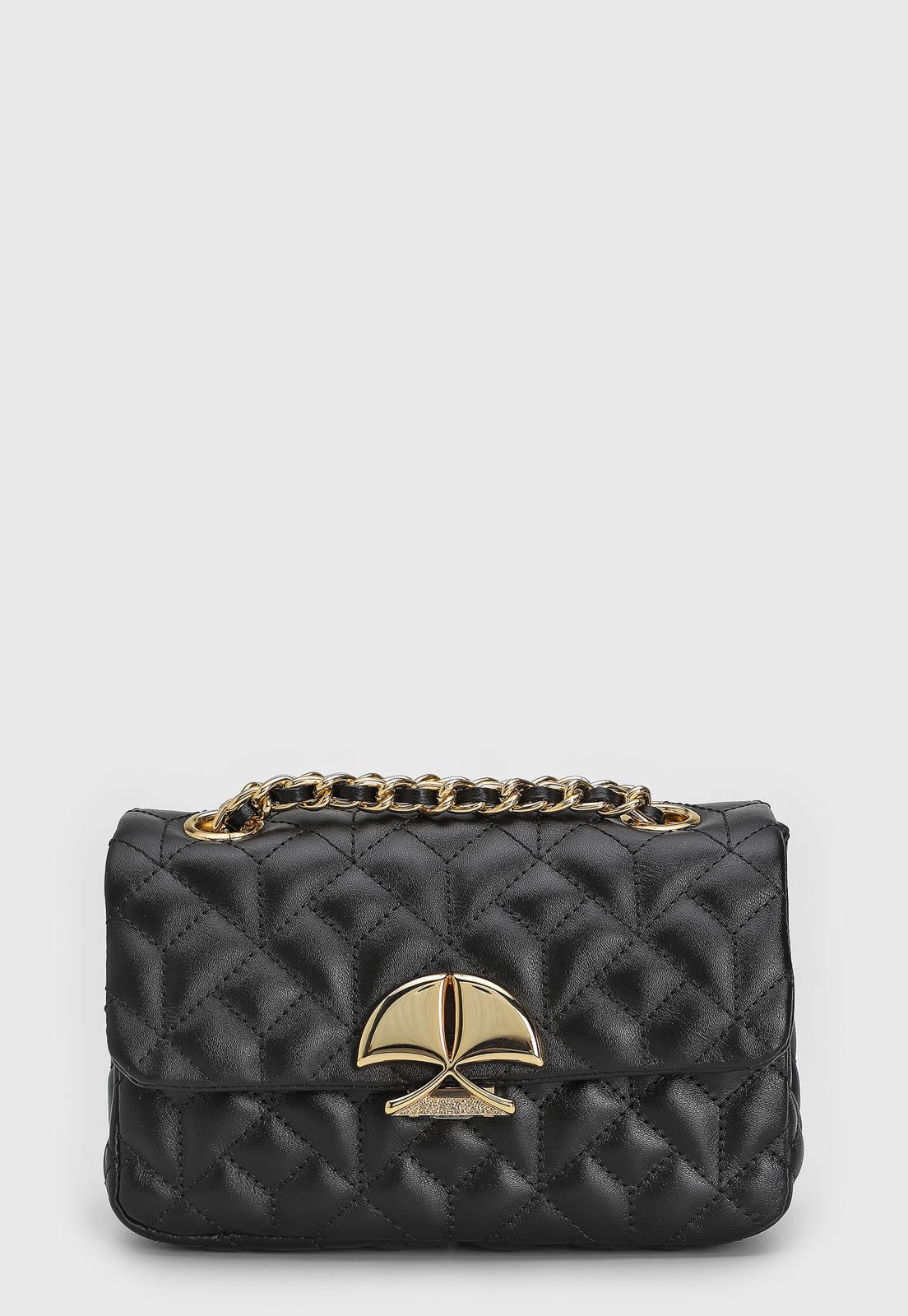 Bolsa Feminina Luiza Barcelos Matelassê Pequena Preta