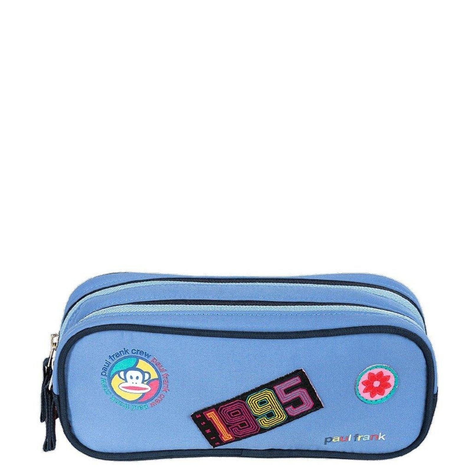 Infantil - Estojo Sestini 2 Comp Paul Frank Casual Patches Azul