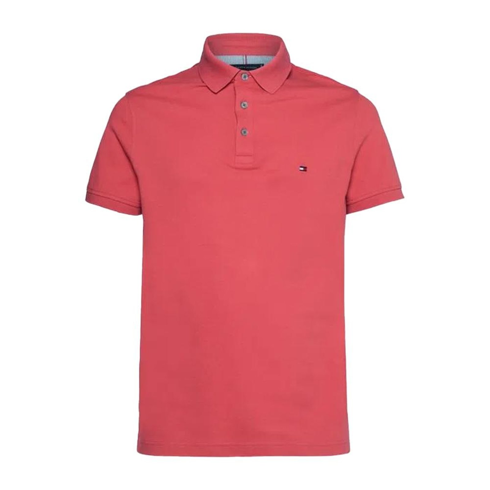 Camiseta Gola Polo Tommy Hilfiger Im 1985 Laranja Slim