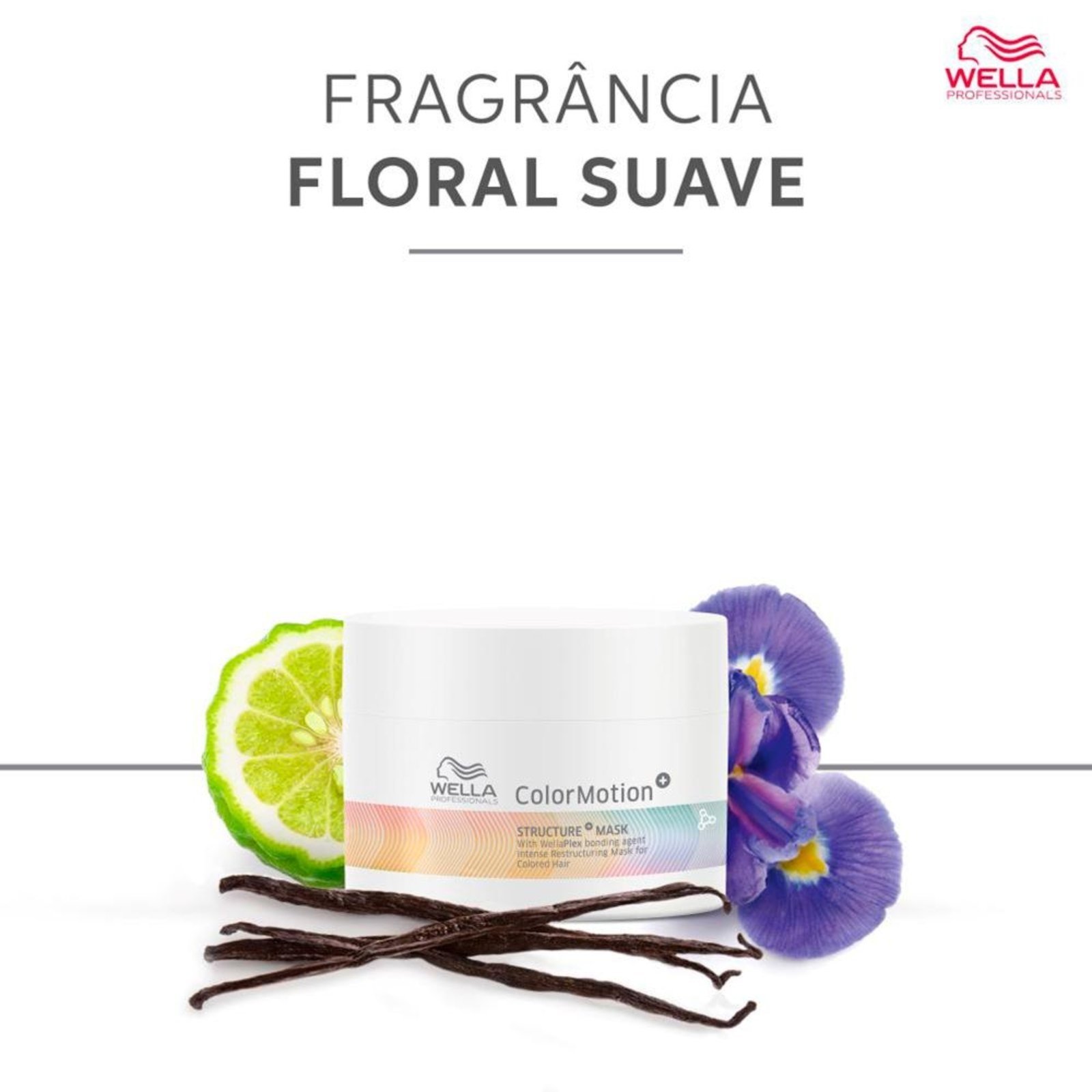 Vista 3 Wella Professionals Color Motion Máscara de Reconstrução 150ml incolor WELLA PROFESSIONALS incolor