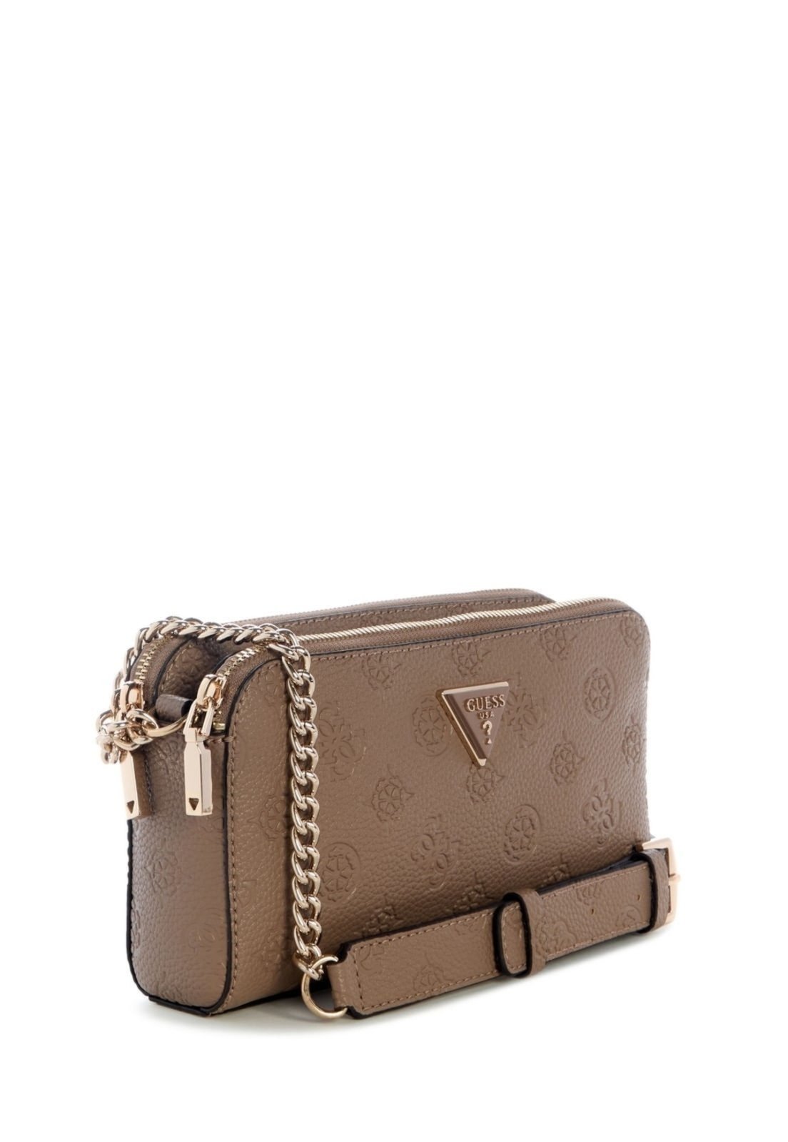 Vista 3 Bolsa Guess Cresidia Status Crossbody preto Guess preto