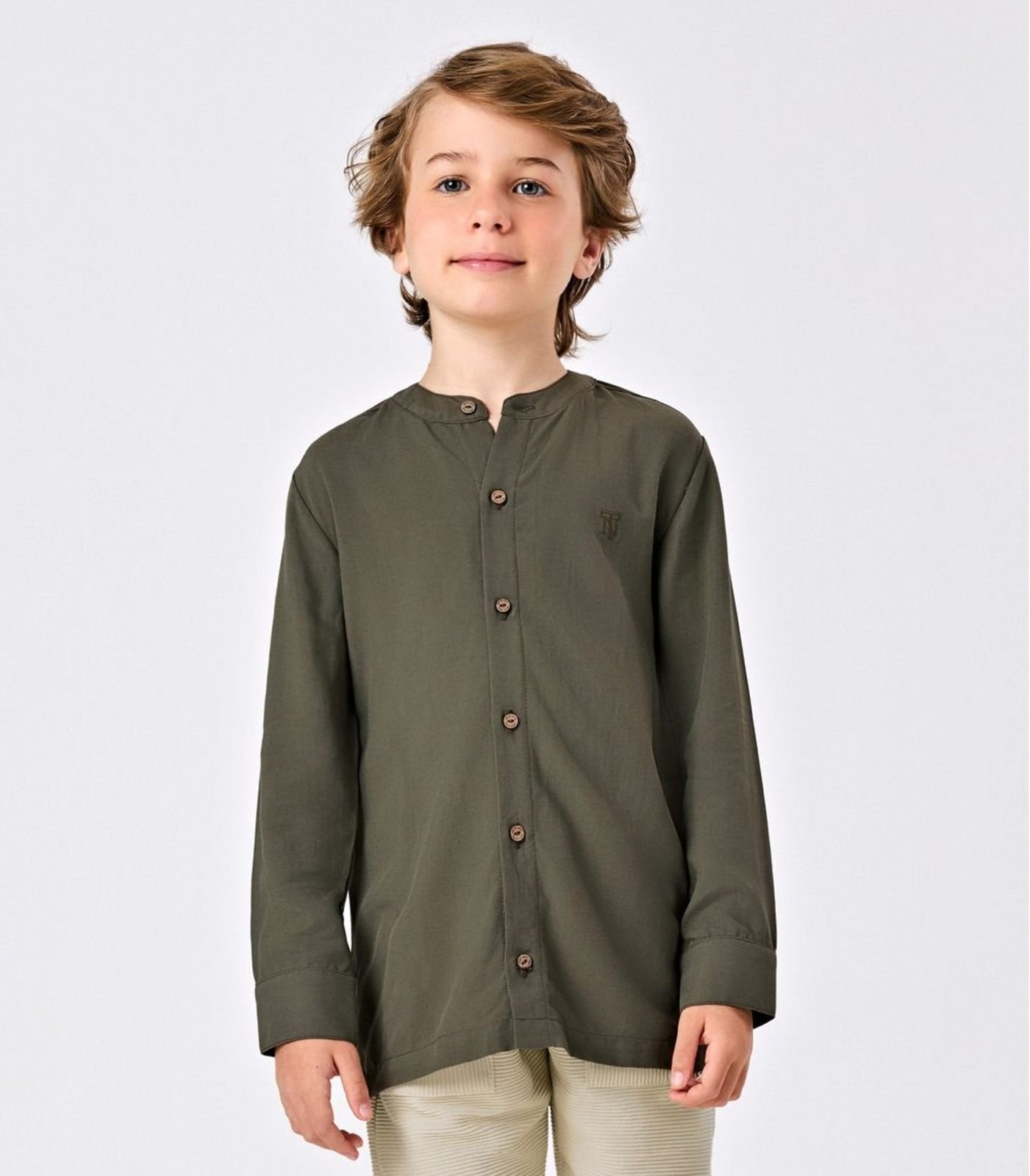 Infantil – Camisa Menino Manga Longa Trick Nick Verde