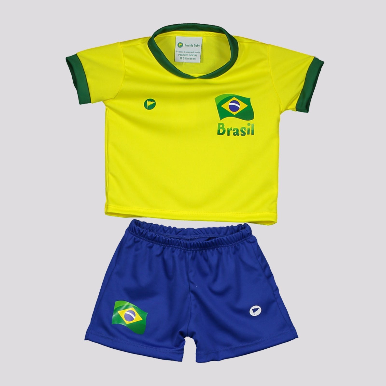 Infantil - Conjunto Brasil Baby N10 Flag