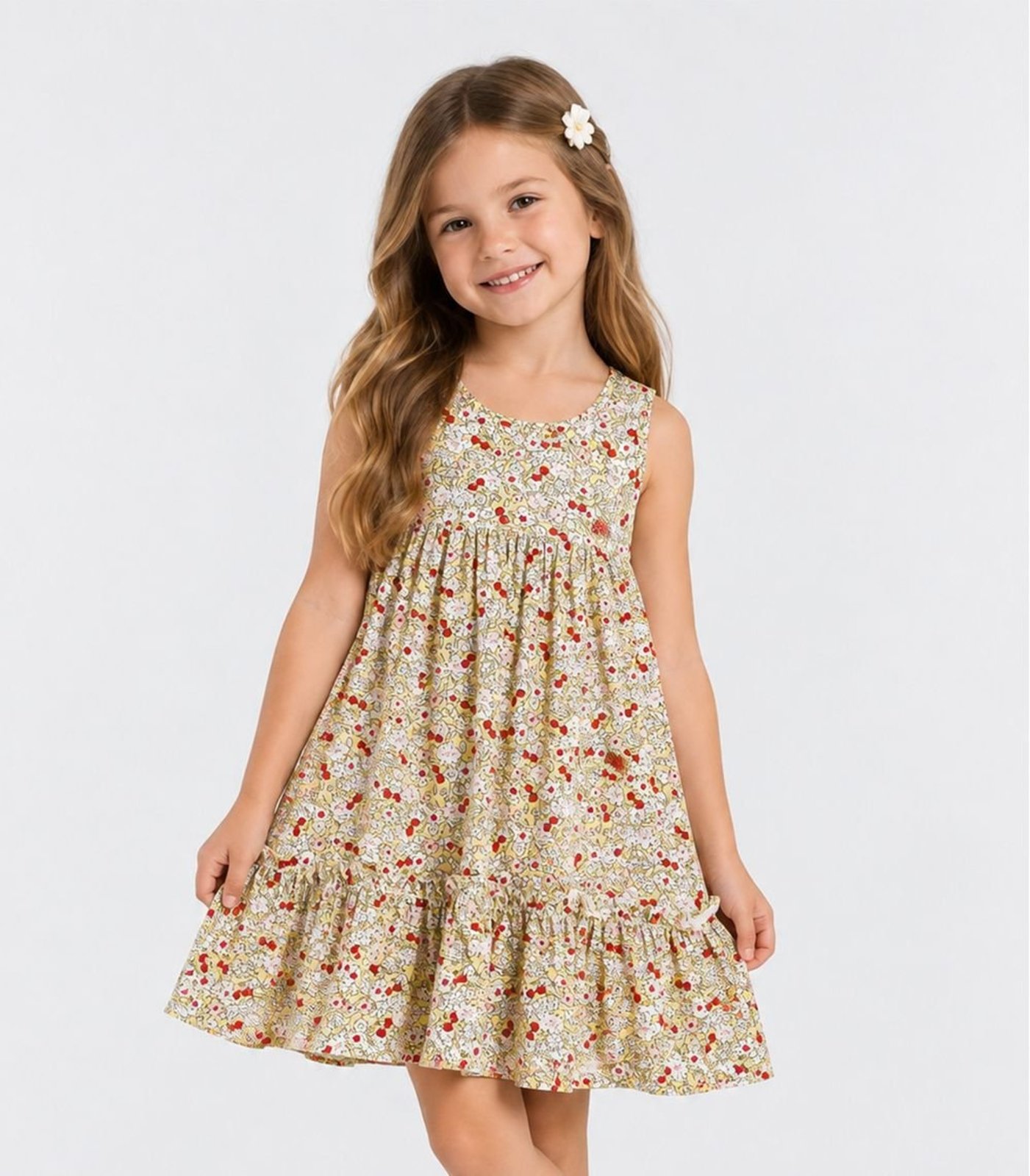 Infantil - Vestido Verão Feminino Select Amarelo