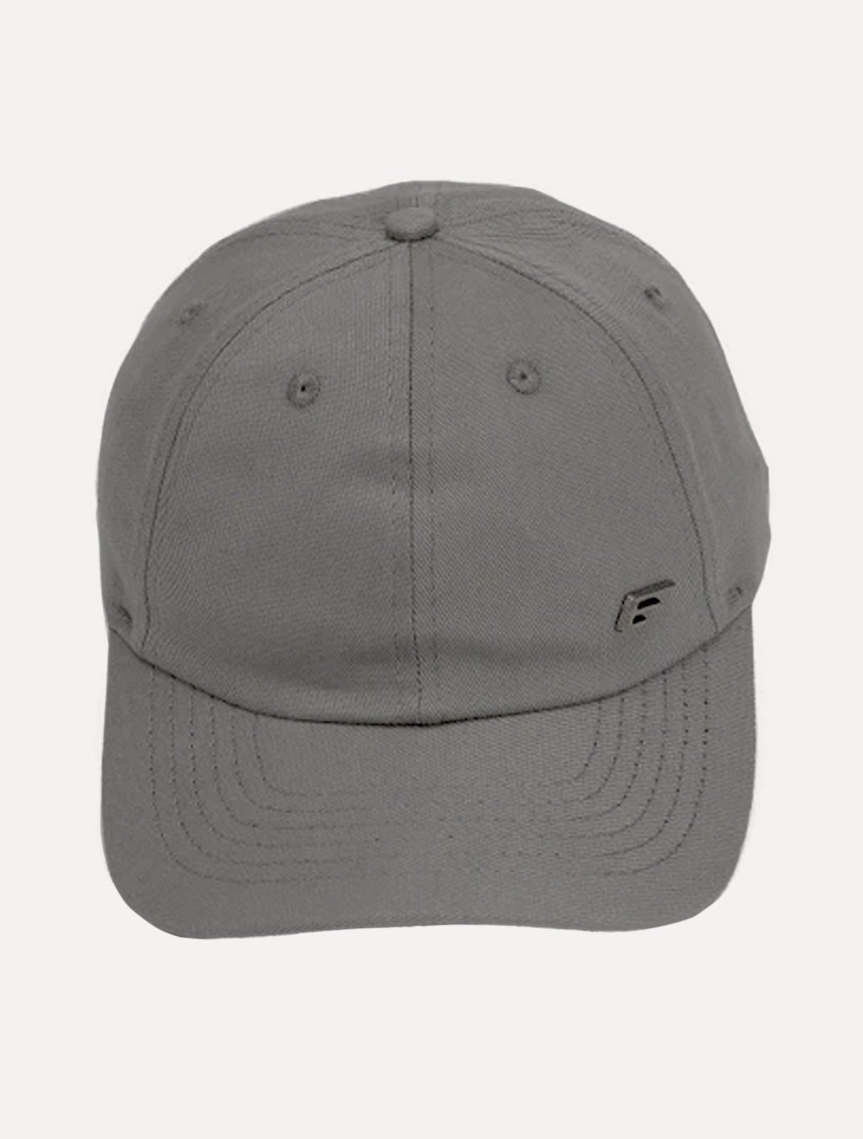 Boné Ellus Masculino Metal Logo Cinza