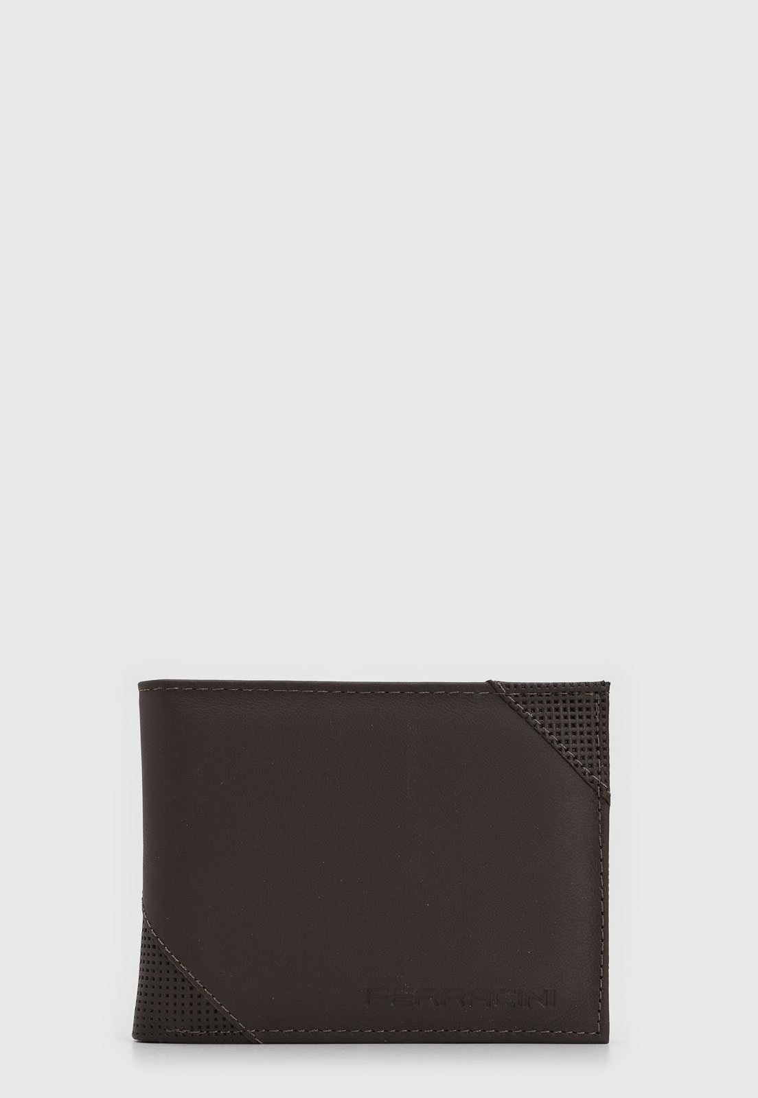 Vista 3 Carteira Masculina Ferracini Recorte café FERRACINI café
