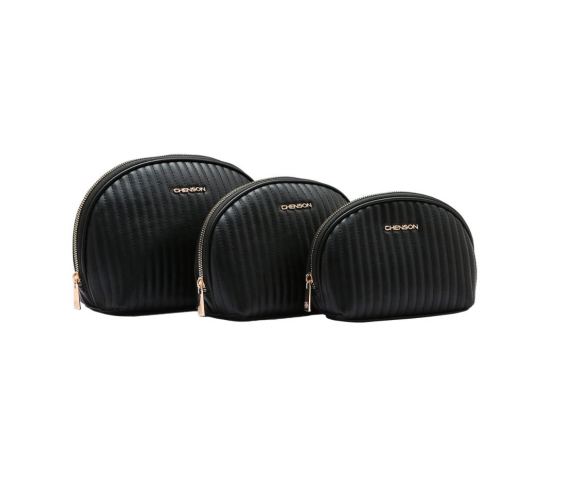 Kit 3 Necessaire Feminina Chenson Original Frasqueira Viagem 0484917
