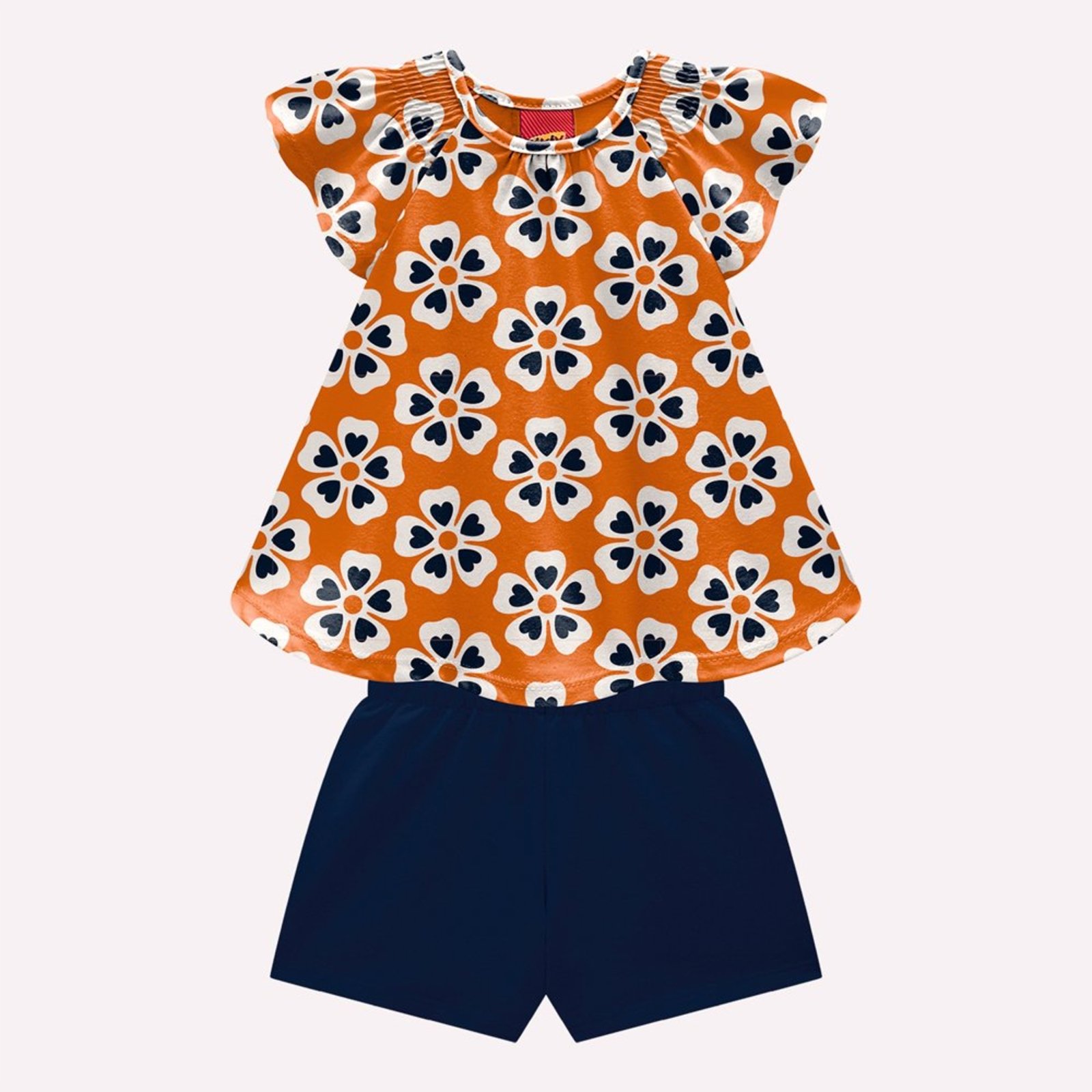 Infantil - Conjunto Menina Flores Kyly