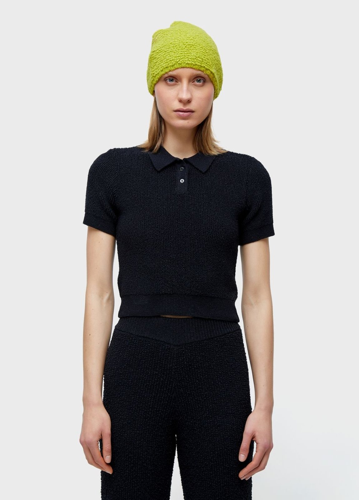 Camisa polo tricot bouclet fit OSKLEN
